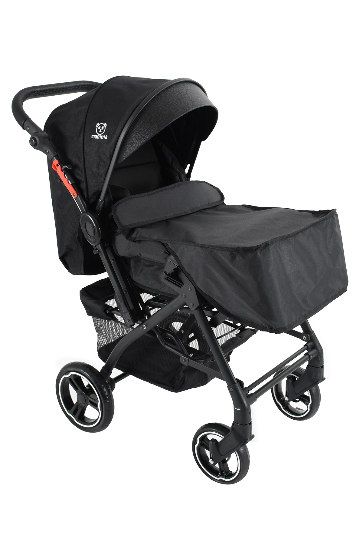 Mamma Elite 6 in 1 Yeni Nesil Mama Tablalı Çift Yönlü Alüminyum Bebek Arabası fotoğrafı 3 (önizleme)