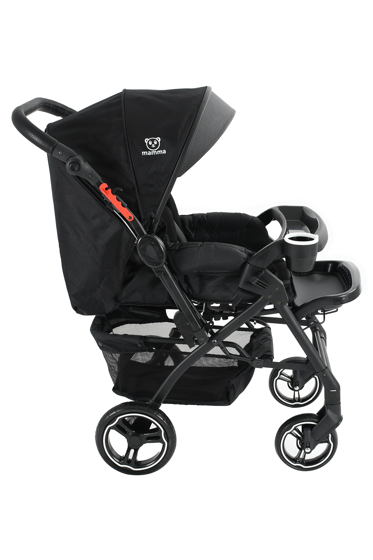 Mamma Elite 6 in 1 Yeni Nesil Mama Tablalı Çift Yönlü Alüminyum Bebek Arabası fotoğrafı 5 (önizleme)