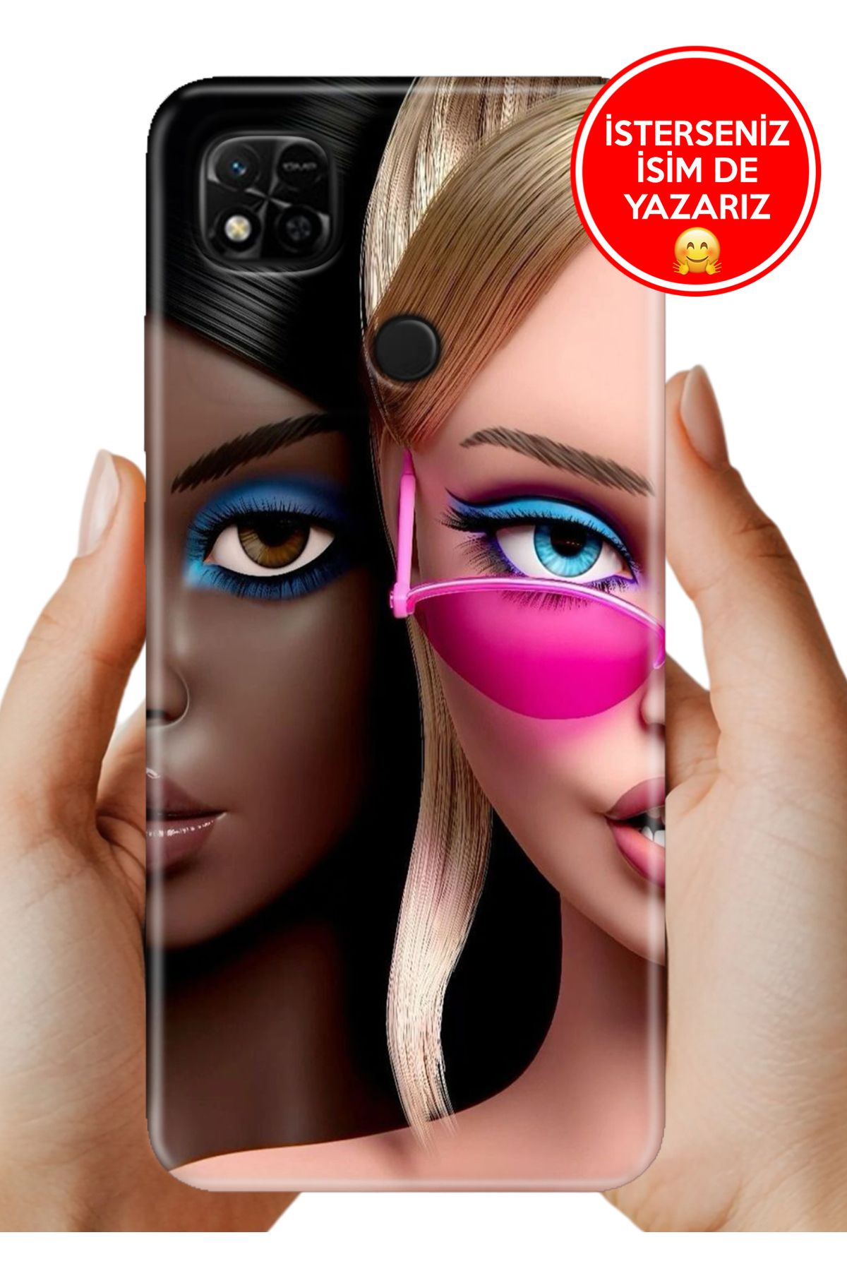 Cekuonline Xiaomi Redmi 10A Kılıf 0.35 mm Resimli Silikon Kankalar