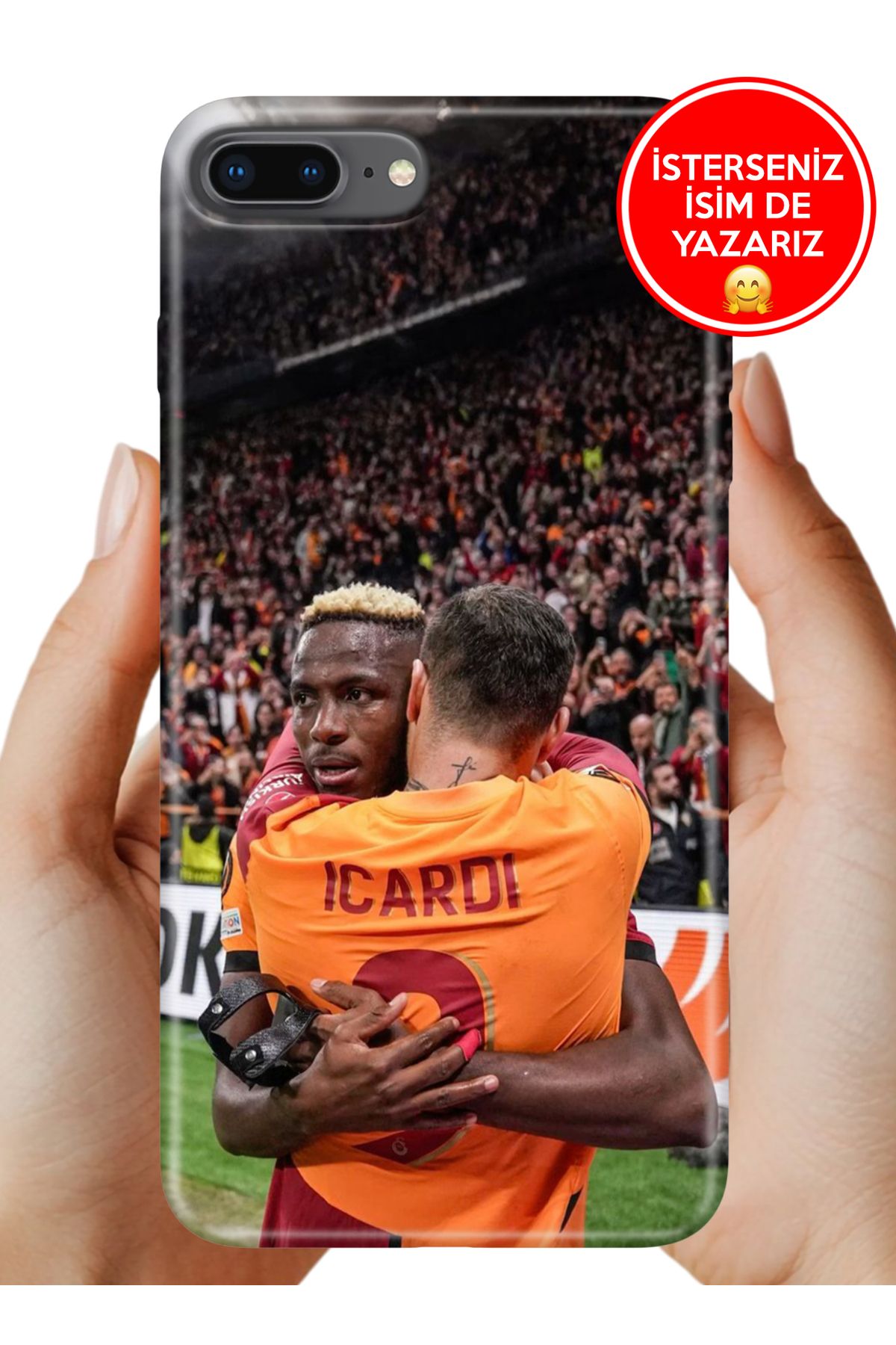 Cekuonline iPhone 7 Plus - 8 Plus Kılıf Telefon Kılıfı Tasarım Kapak Victor ve Mauro