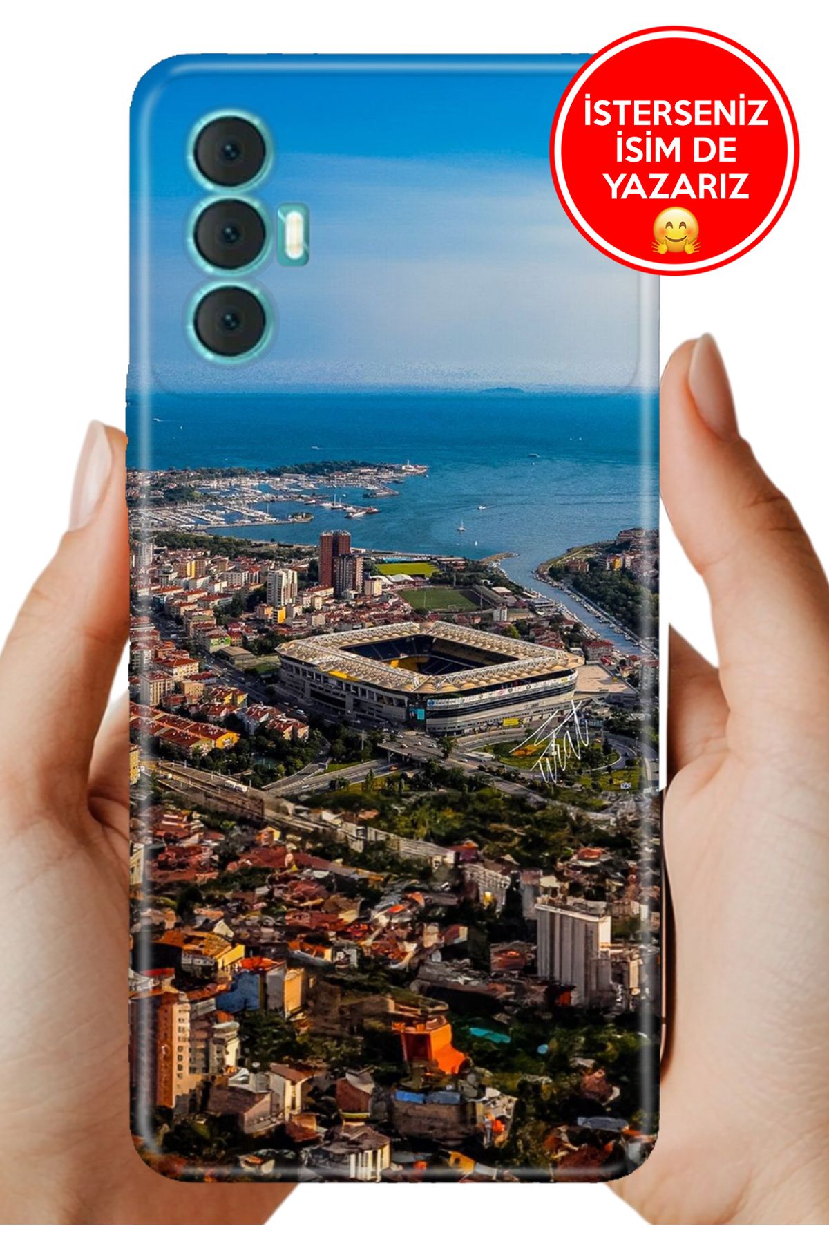 TECNO Spark 8 Pro Kılıf Desenli Baskılı Kamera Korumalı ZRR Silikon Manzaraya Bak