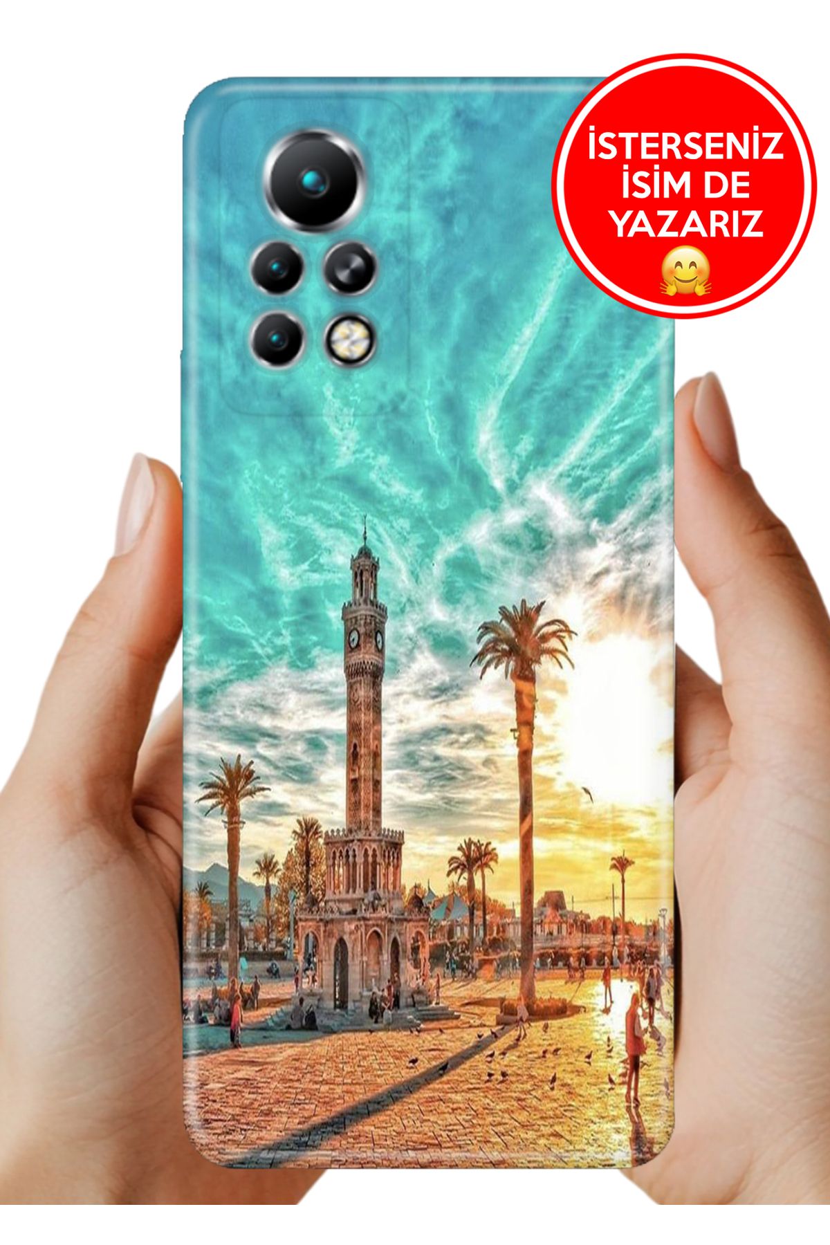 Cekuonline İnfinix Note 11 Pro X697 Kılıf 0.35 mm Resimli Silikon İzmirim