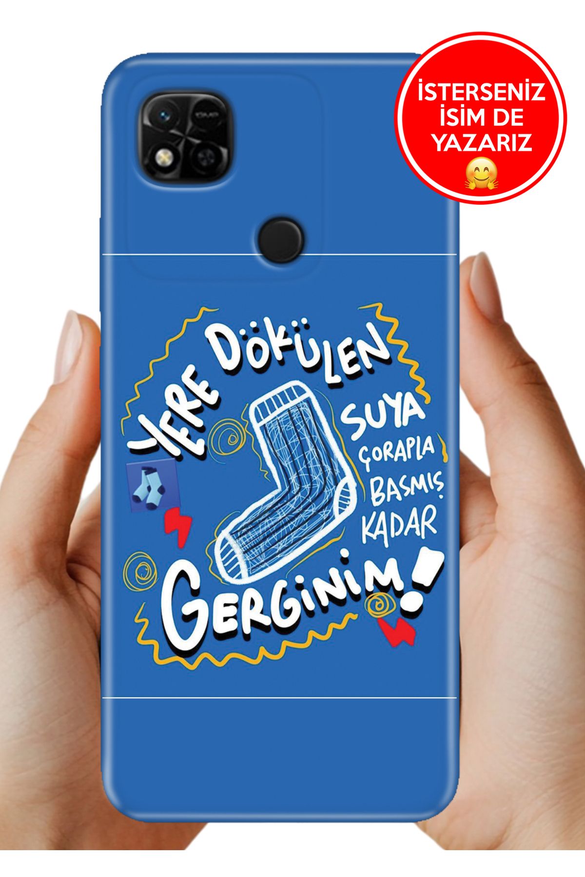 Cekuonline Xiaomi Redmi 10A Kılıf Gerginim