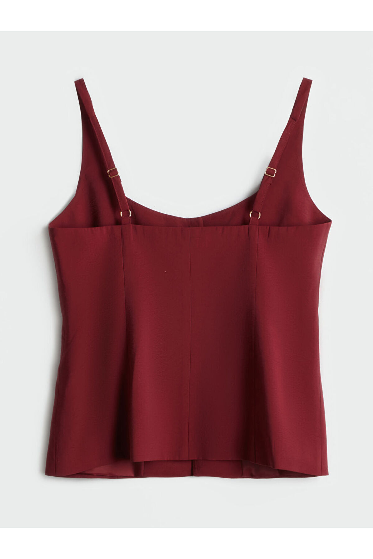 LC Waikiki-Lcw Vision Burgundy U Collar Modal Blended Women's Classic Vest 6
