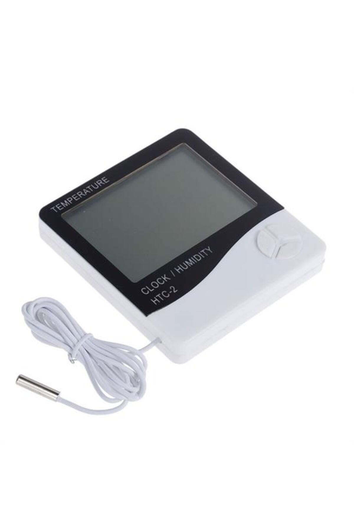 andela-شاشة LCD - ميزان حرارة - مقياس رطوبة - مؤشر مع منبه (5057) 4