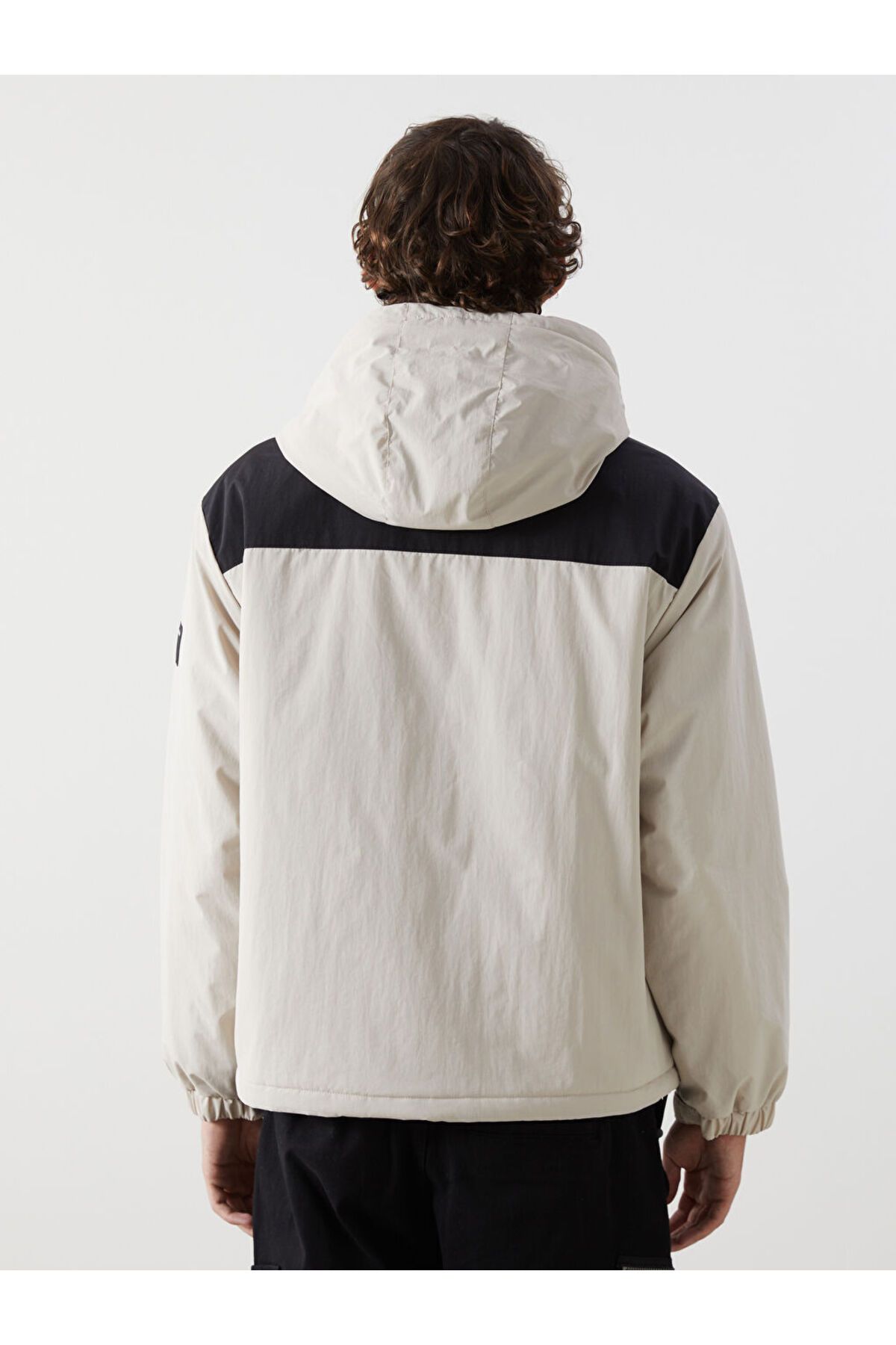 LC Waikiki-Xside Comfortable Fit Hooded Men's Medium Thick Coat 5