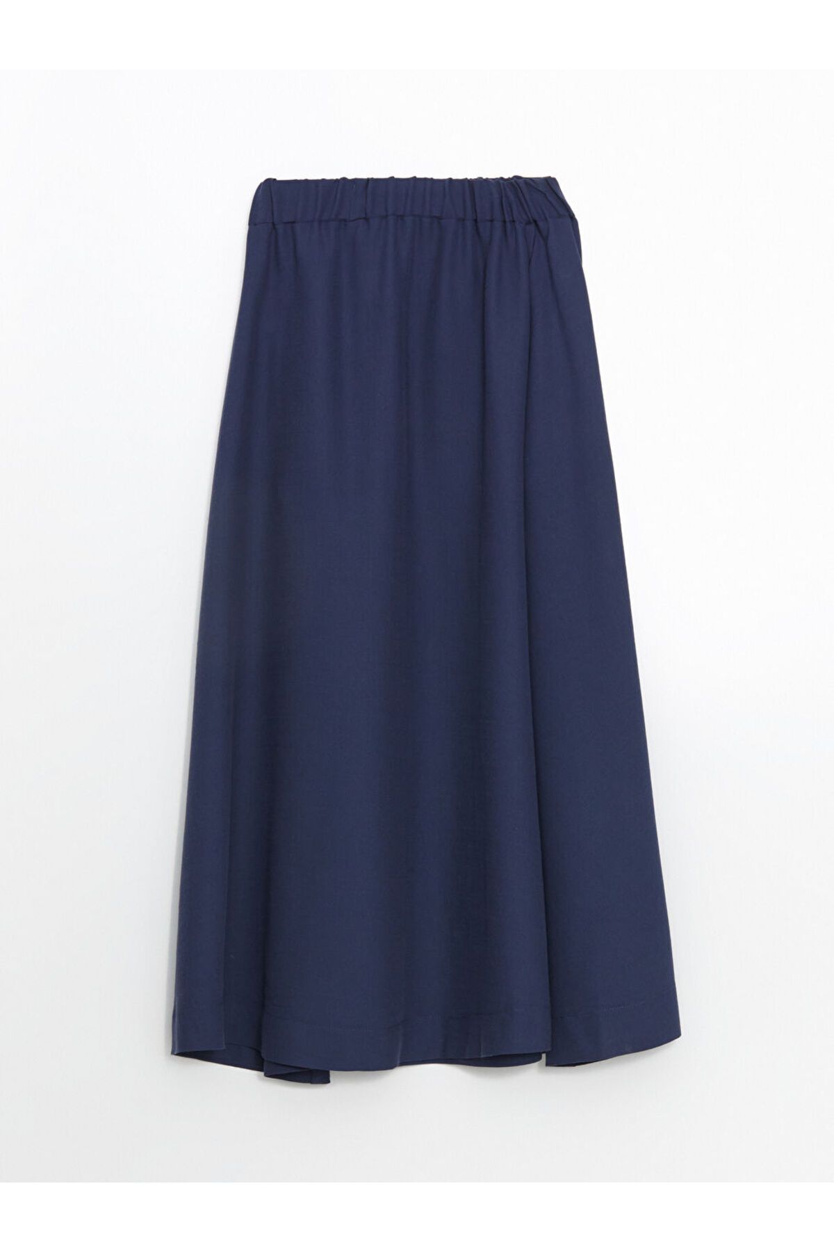LC Waikiki-Lcw Elastic Waist Linen Blend Skirt Fast Fashion 7