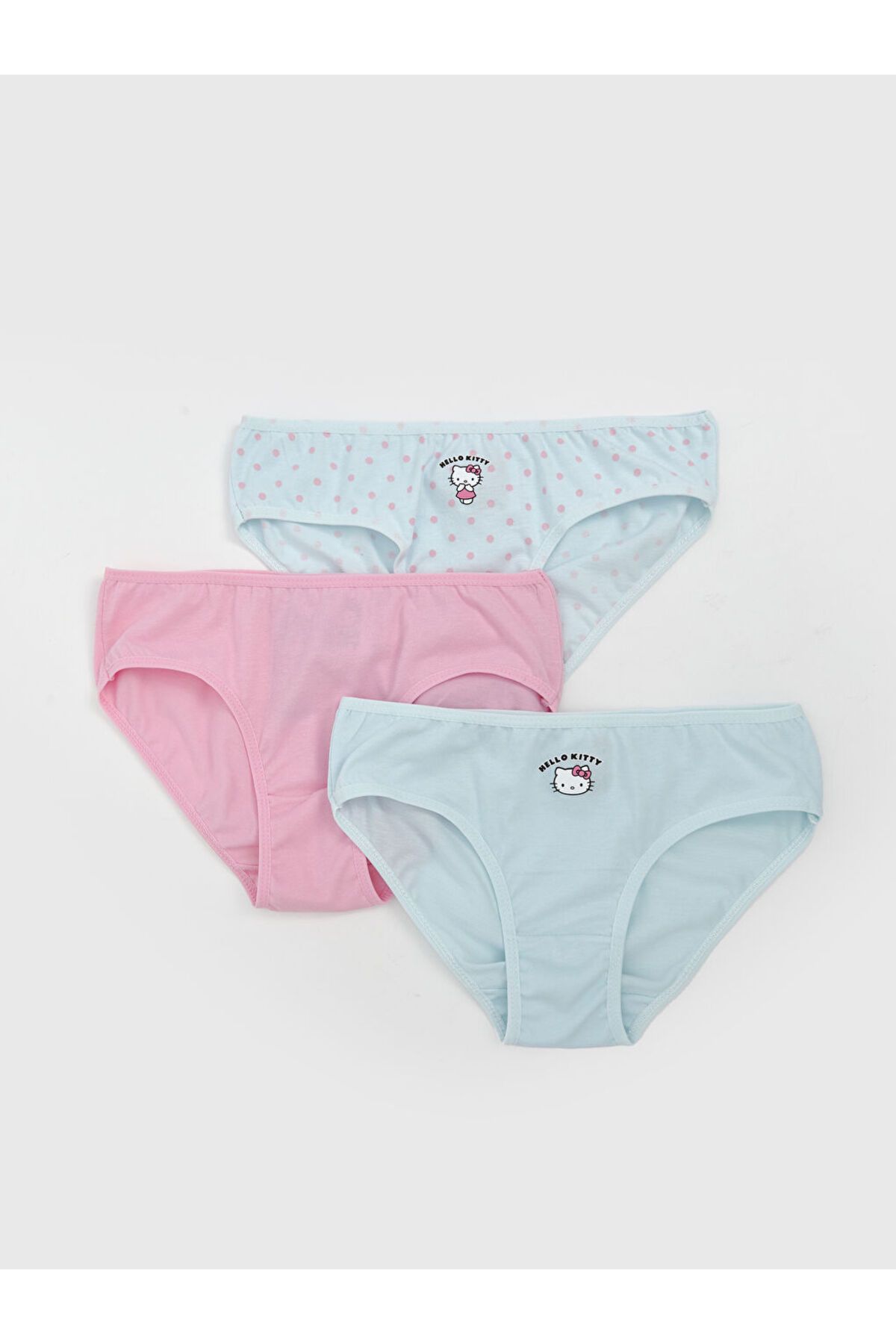 LC Waikiki Yeni Sezon Hello Kitty Baskili Kiz Cocuk Kulot 3'lu - S5OH48Z4