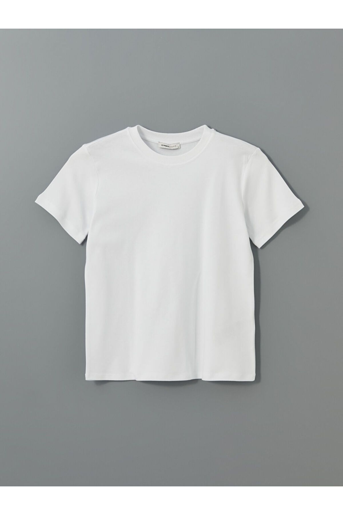 LC Waikiki-White Crew Neck Women's T-Shirt 5