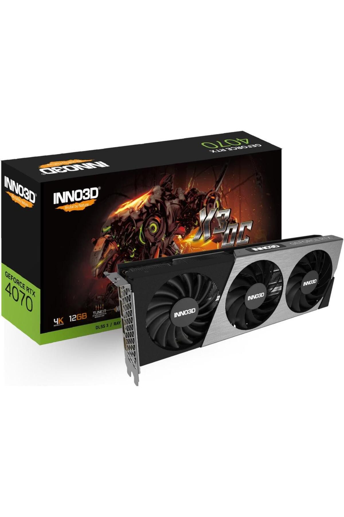 INNO3D-Placa video INNO3D GeForce RTX 4070 X3 OC, 12GB GDDR6X, 192-bit 2