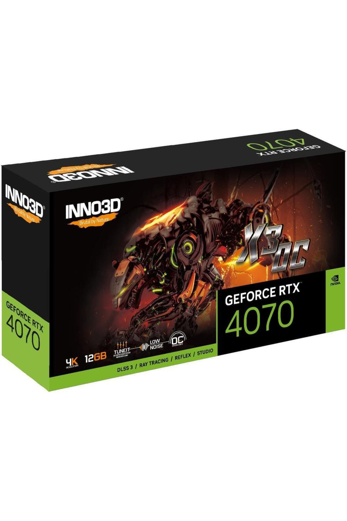 INNO3D-Placa video INNO3D GeForce RTX 4070 X3 OC, 12GB GDDR6X, 192-bit 3