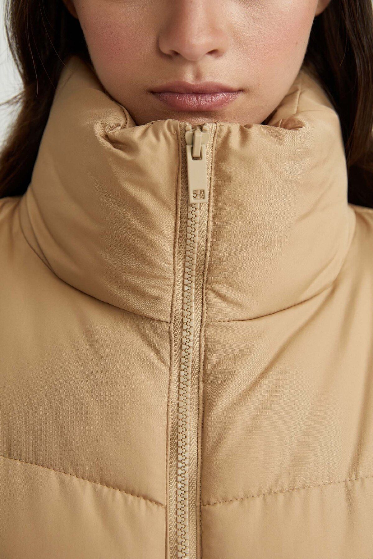 DeFacto-سترة منتفخة مقاومة للماء بياقة واقفة من Relax Fit - A3631ax23wn 5