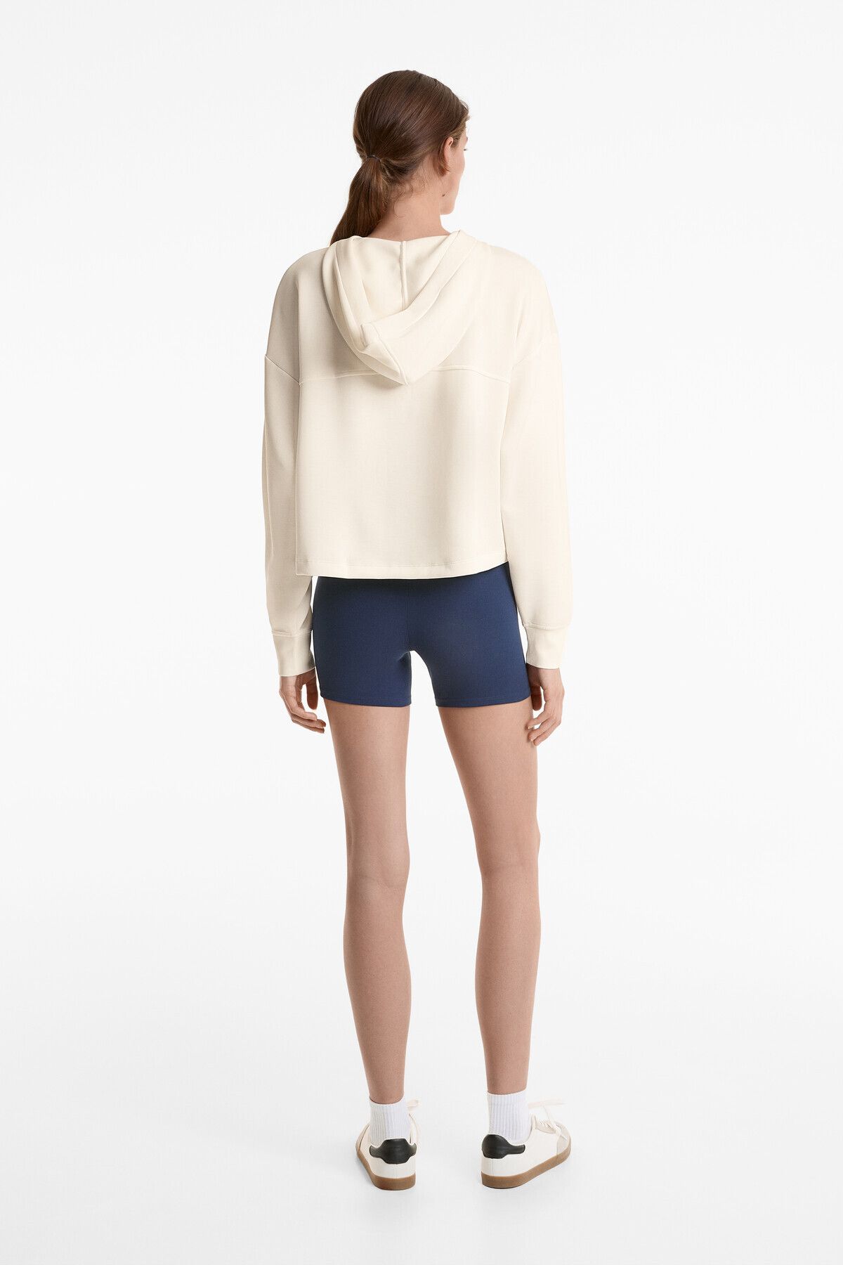 Oysho-Soft Touch criss-cross drawstring sweatshirt with modal 2