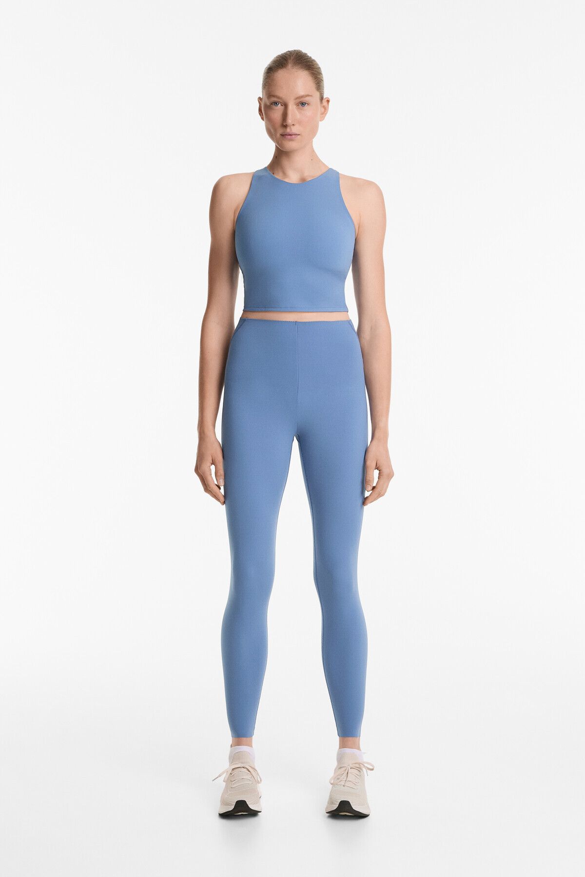 Oysho-Compressive core control ankle-length leggings 4