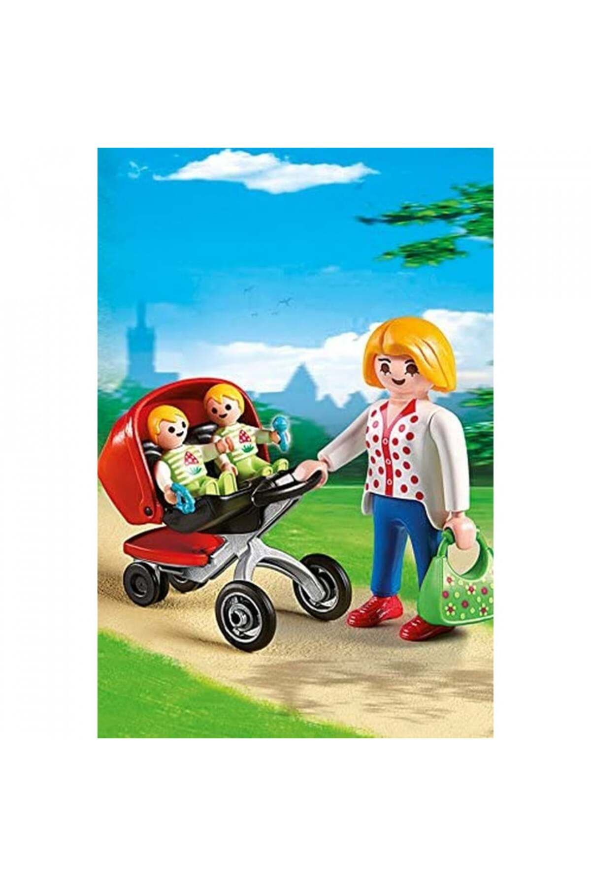Playmobil Playmobil - Carucior Cu Gemeni - One Size