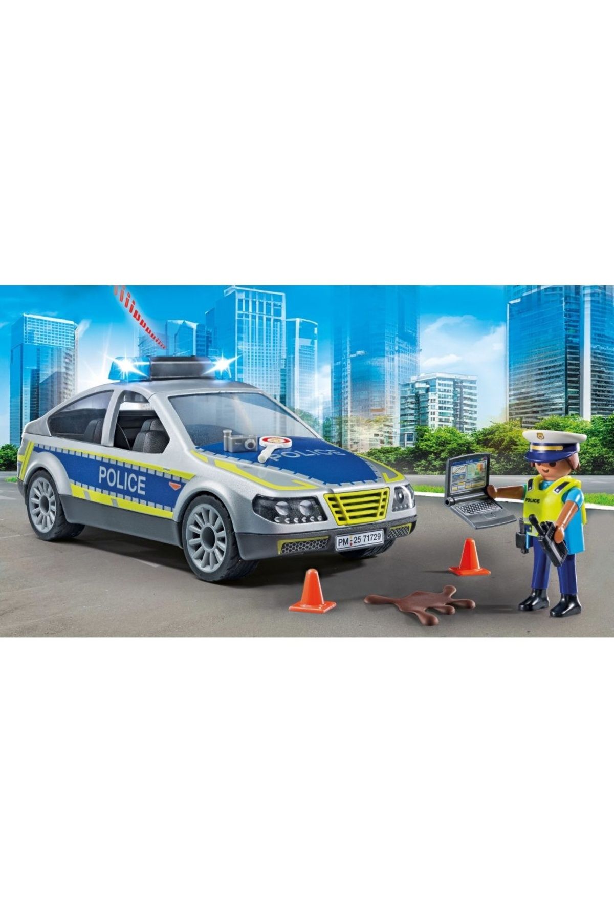 Playmobil-- Playmobil police patrol car 5