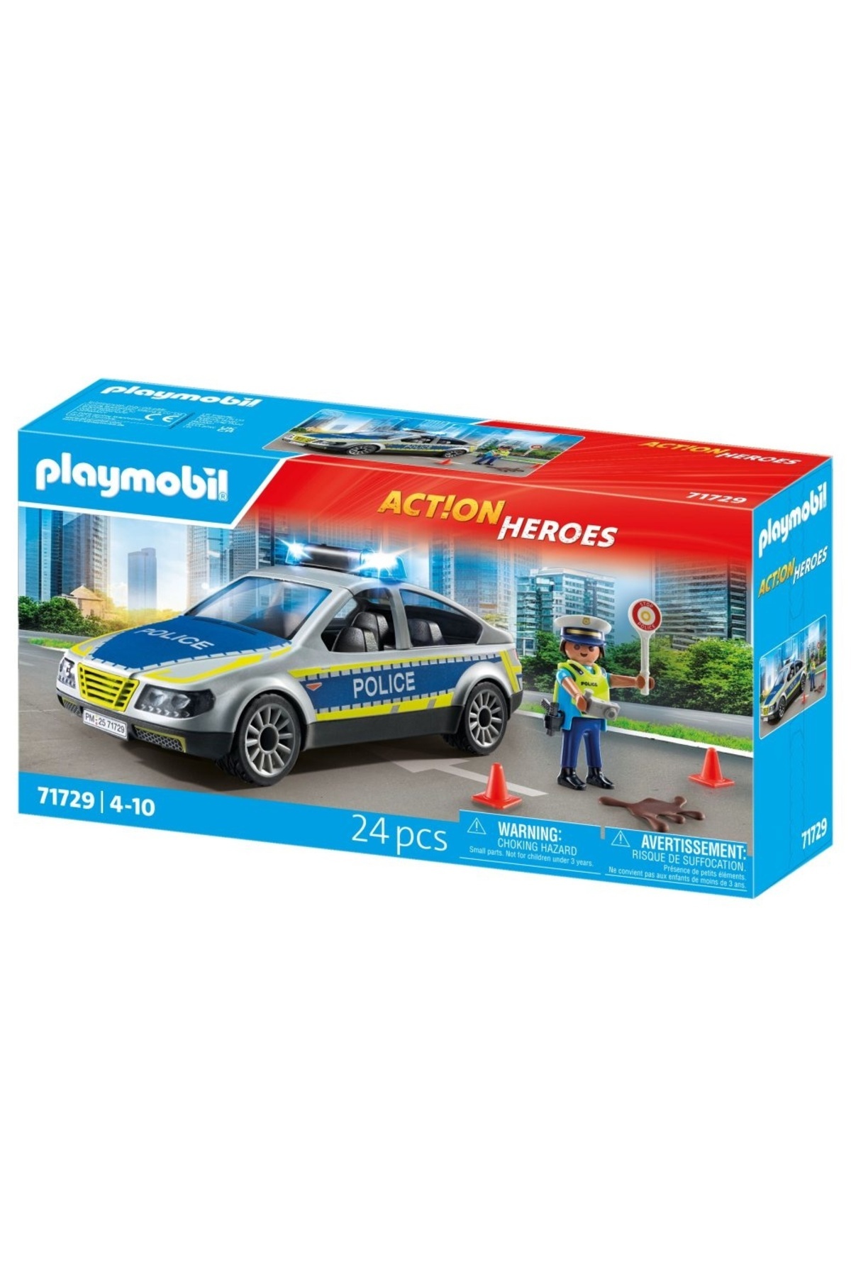 Playmobil-- Playmobil police patrol car 3