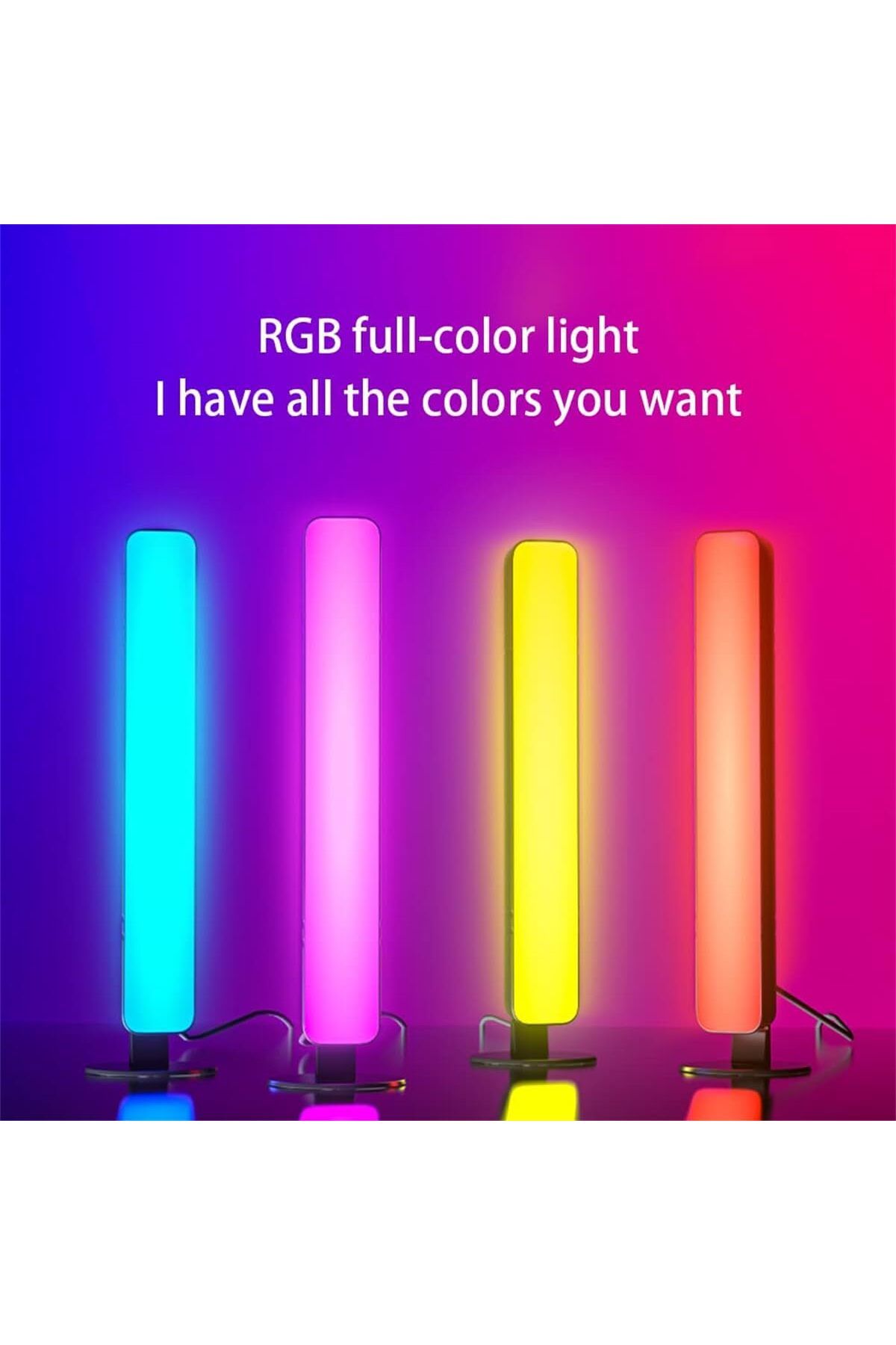 COOYA-شريط إضاءة LED ذكي، مع 16 تدرج لوني أو 4 أوضاع ديناميكية، يتزامن مع الموسيقى، لأجهزة الكمبيوتر والتلفزيون والغرفة 3