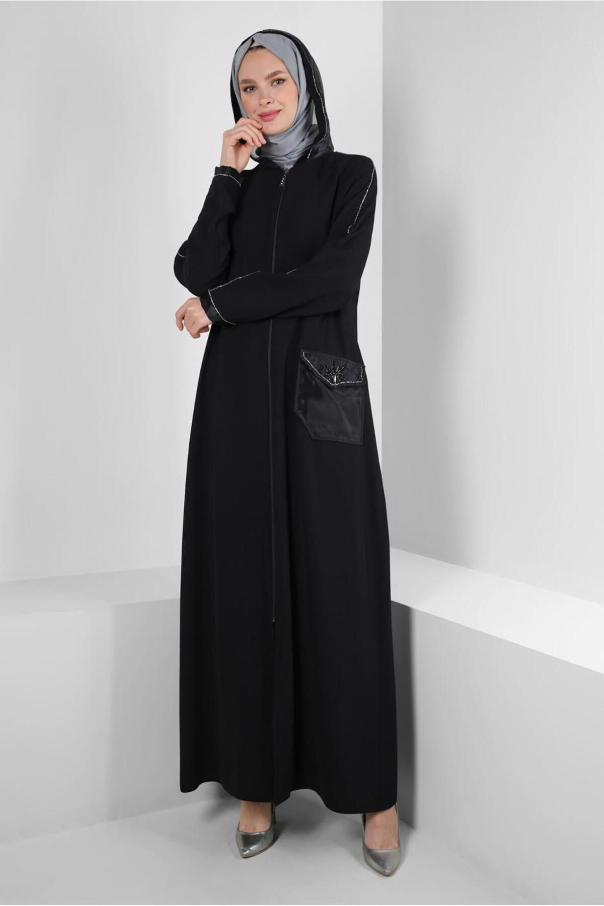 سنگ کلاه راه راه ابای با جیب 80050 Alvina