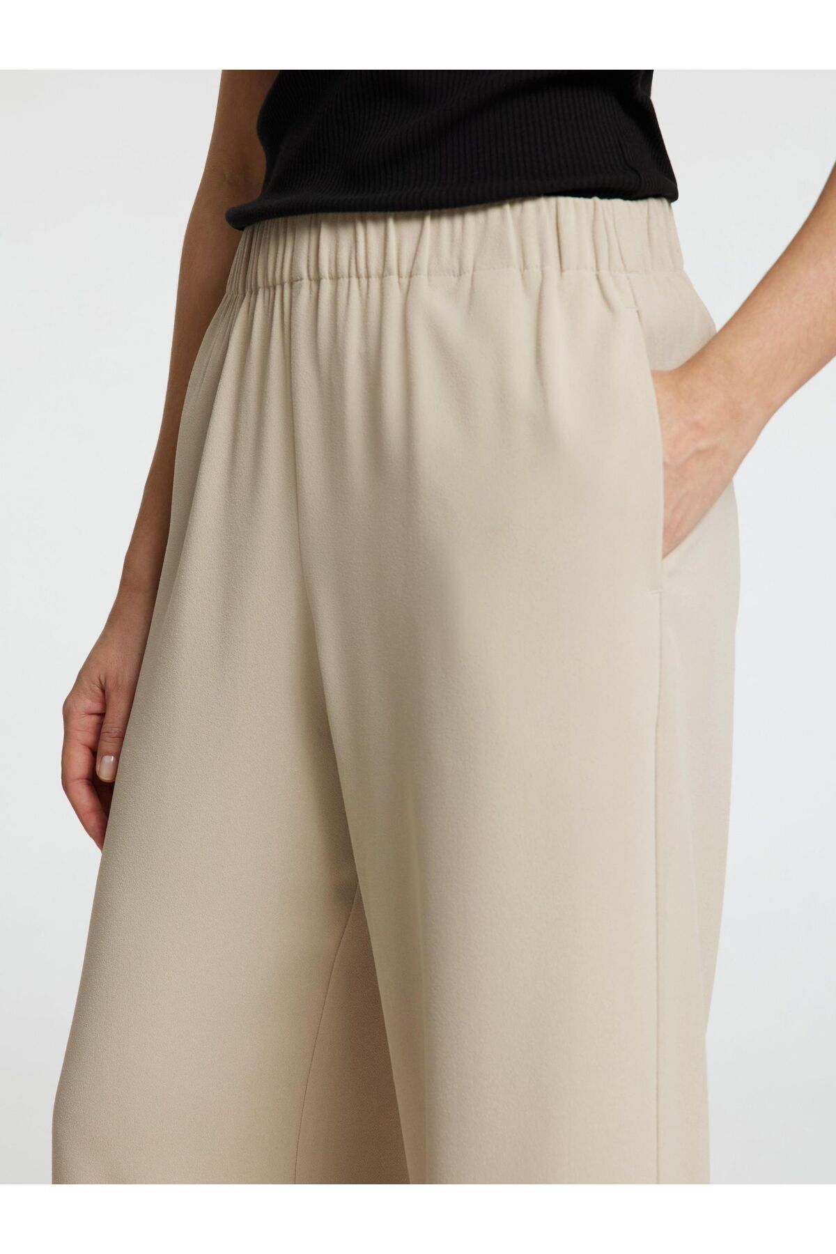 Selected Femme-Hose mit weitem Bein Klassische 5