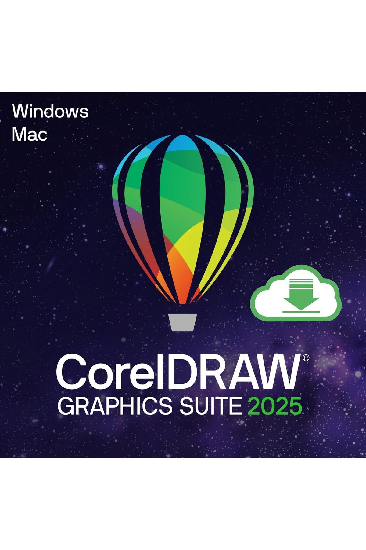CORELDRAW Graphics Suite 2025 MAC - 1 MAC Ömür Boyu Dijital Kod