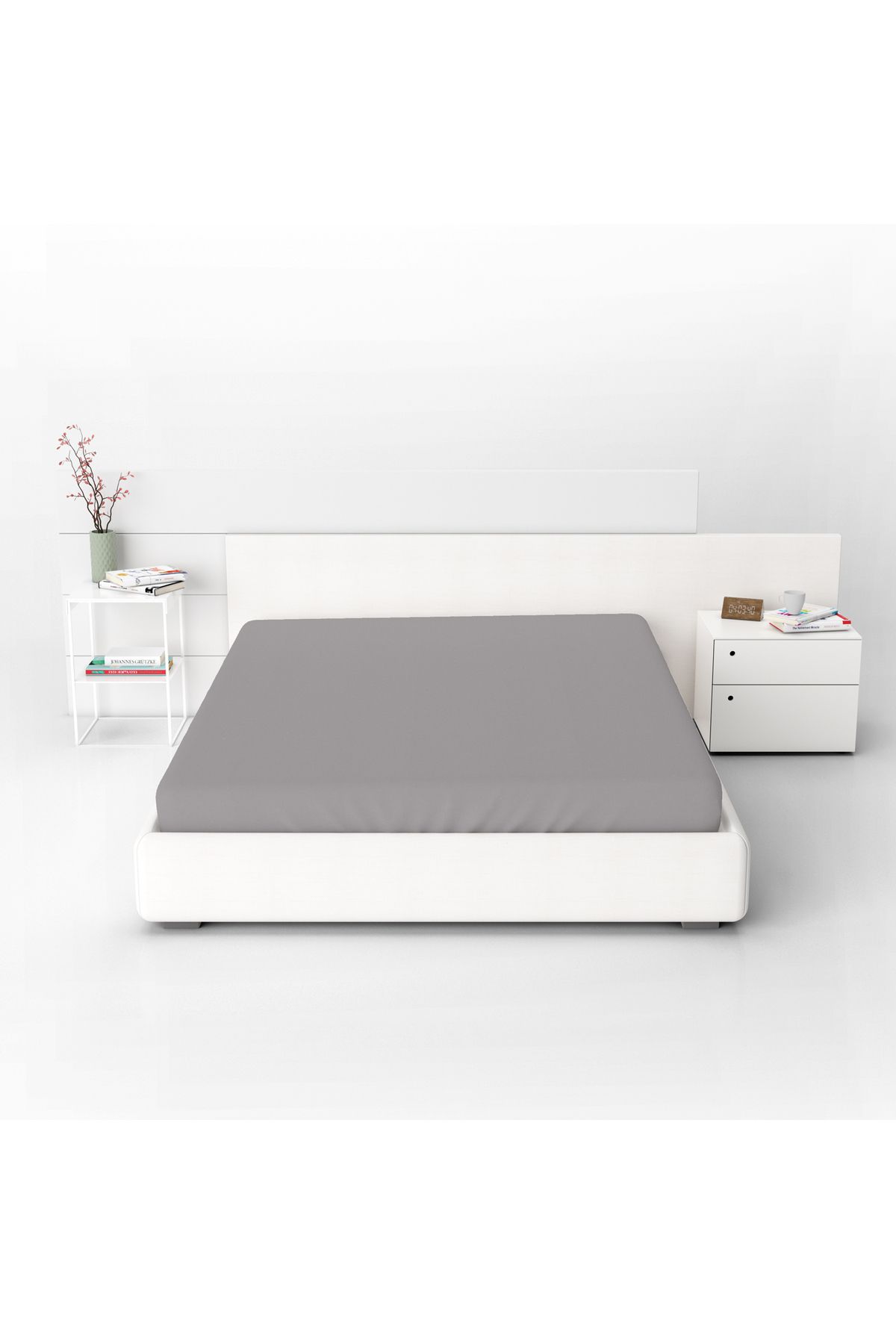 Home Still Husa Bumbac Organic Gri 100x200 Cm - 100 x 200