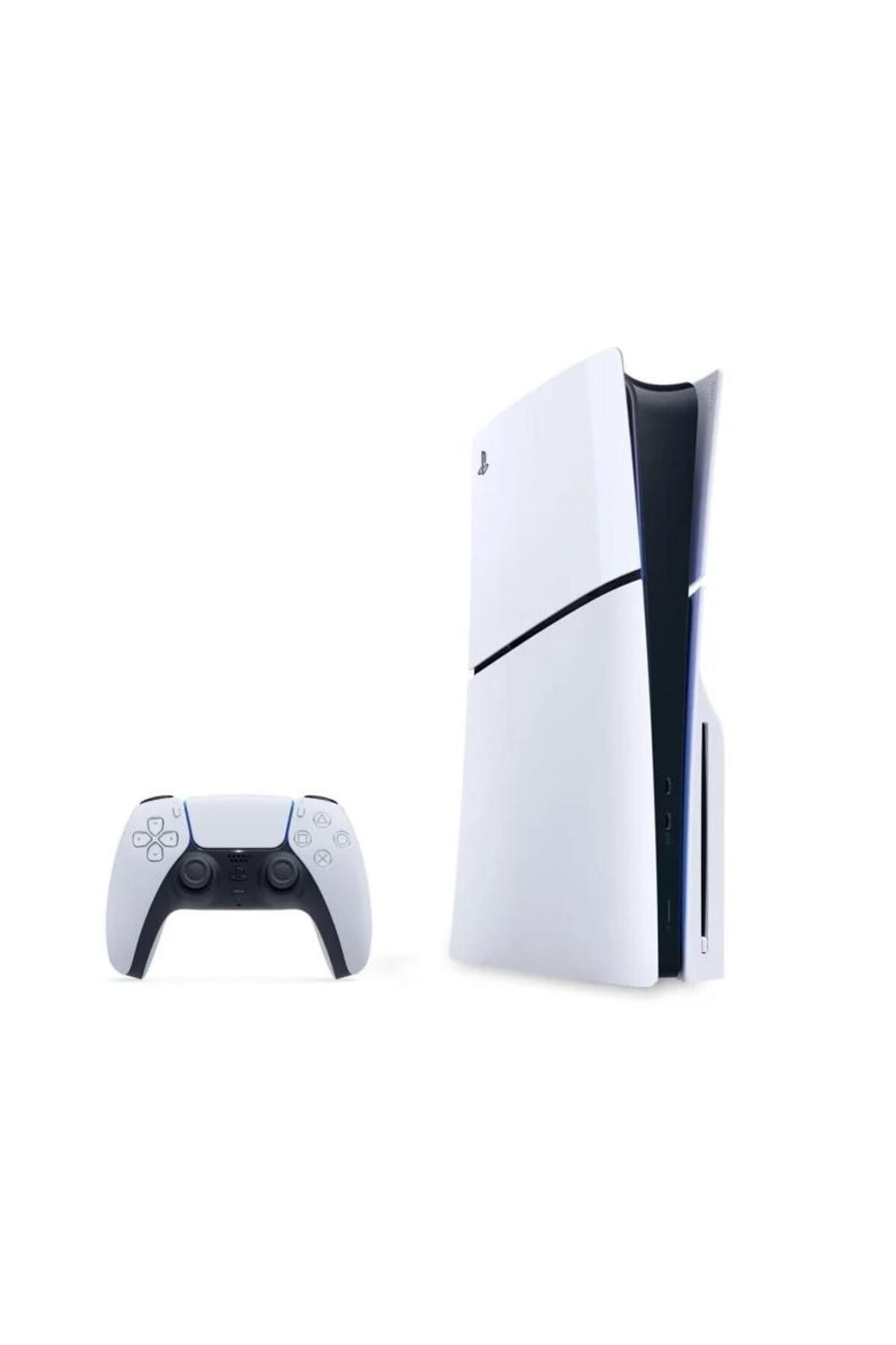 Sony-Consola Sony PlayStation 5 Slim (PS5), 1TB, Disc Edition (Alb) + The Fortnite Cobalt Star Pack 2