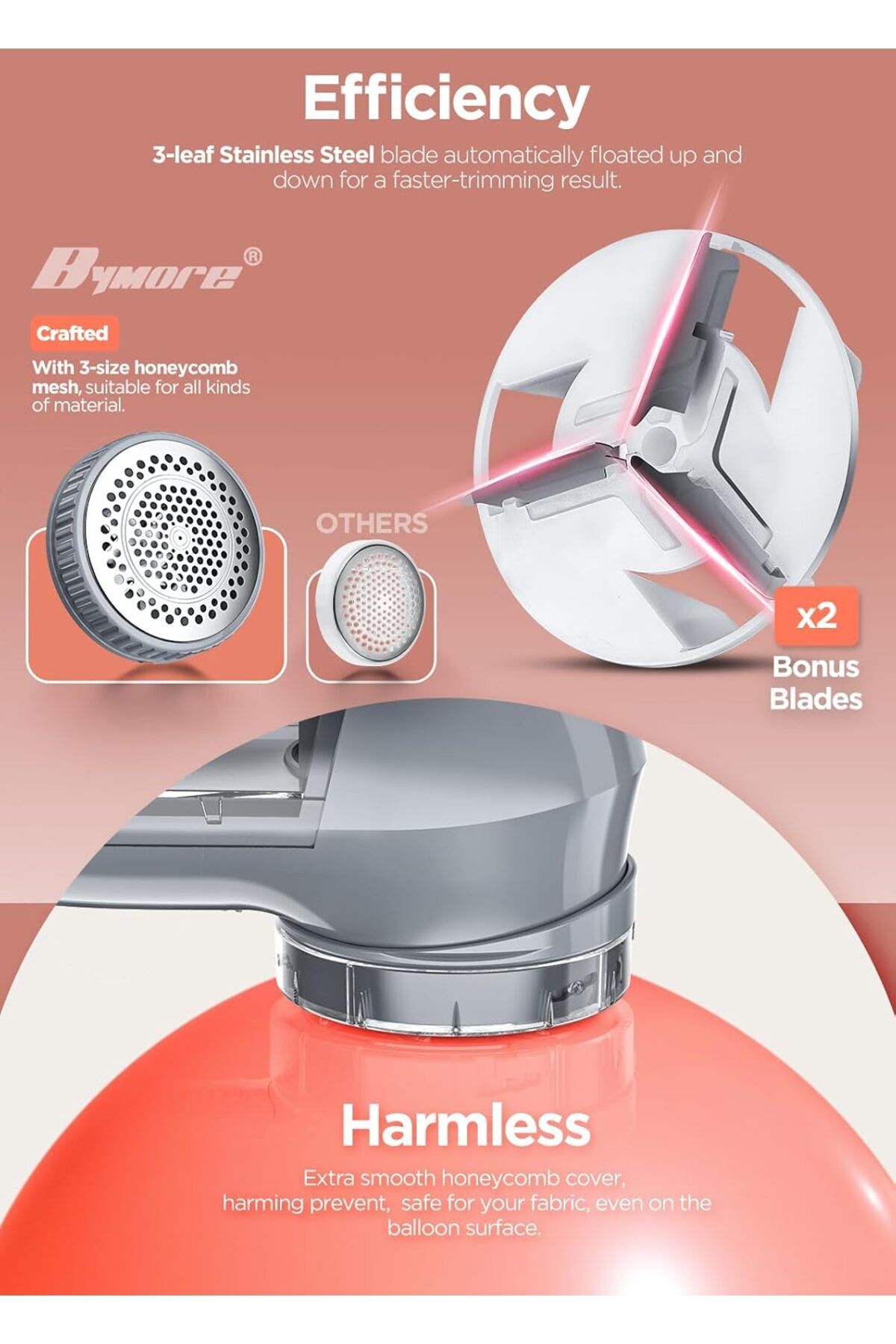 COOYA-2 - in - 1 Fabric Shaver, Electric Lint Remover for Clothes, Efficient and Secure for Fabric Care 3