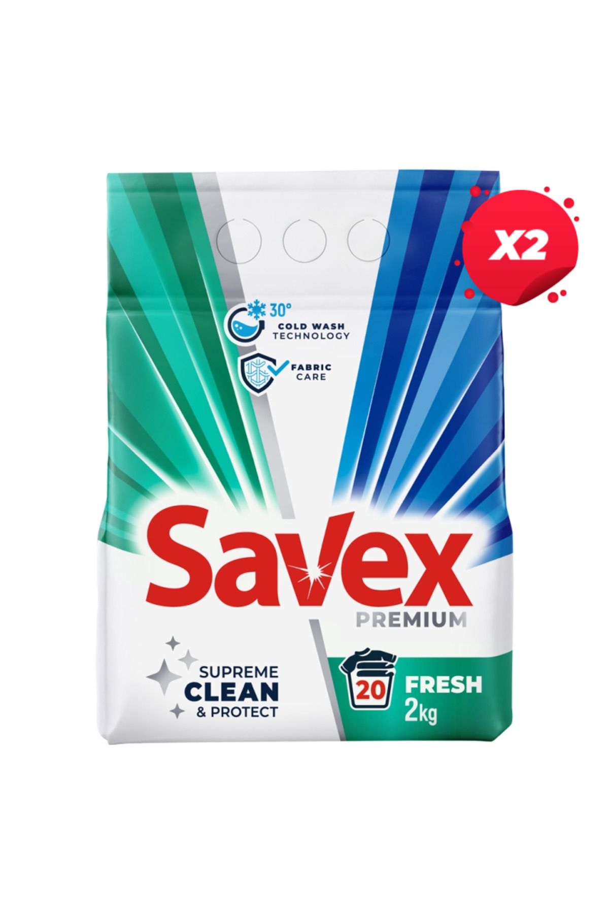 SAVEX-X2 - SAVEX DETERGENT DE RUFE AUTOMAT 2KG 2IN1 PROASPUT 1