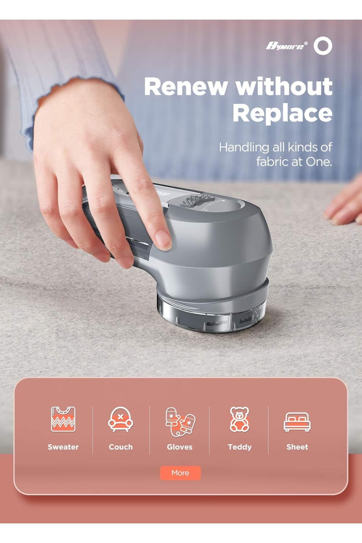 COOYA-2 - in - 1 Fabric Shaver, Electric Lint Remover for Clothes, Efficient and Secure for Fabric Care 2