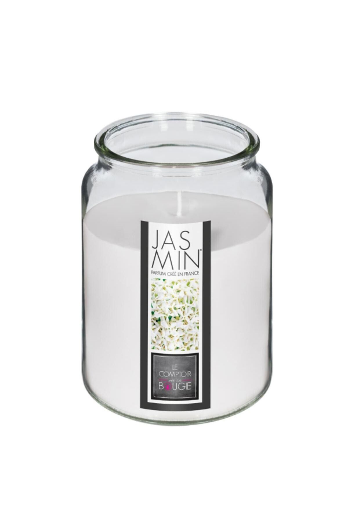 Atmosphera-Jasmine Fragrance Scented Glass Jar Candle 510g 3