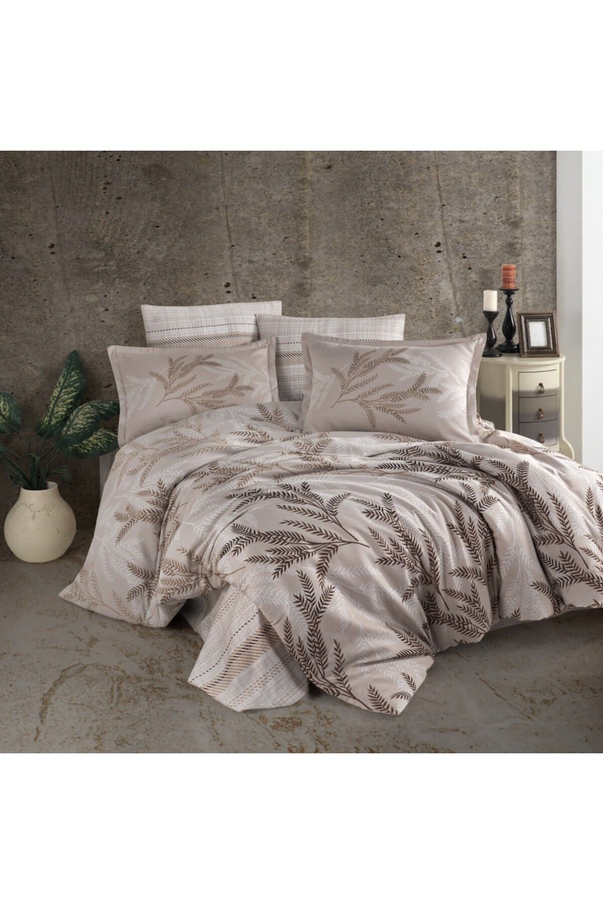 Pucioasa Lenjerii De Pat Dublu Satin De Lux, Alisa - 200 x 220