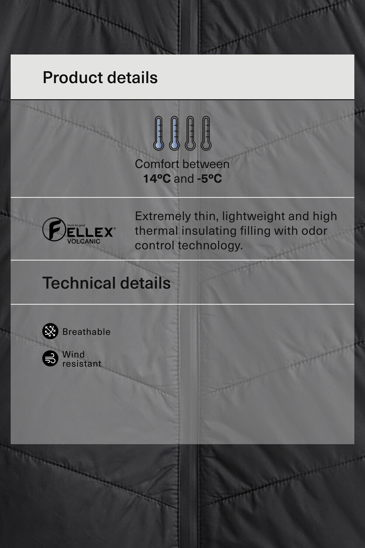 Oysho-Fellex ®   Volcanic Padded Running Jacket 3