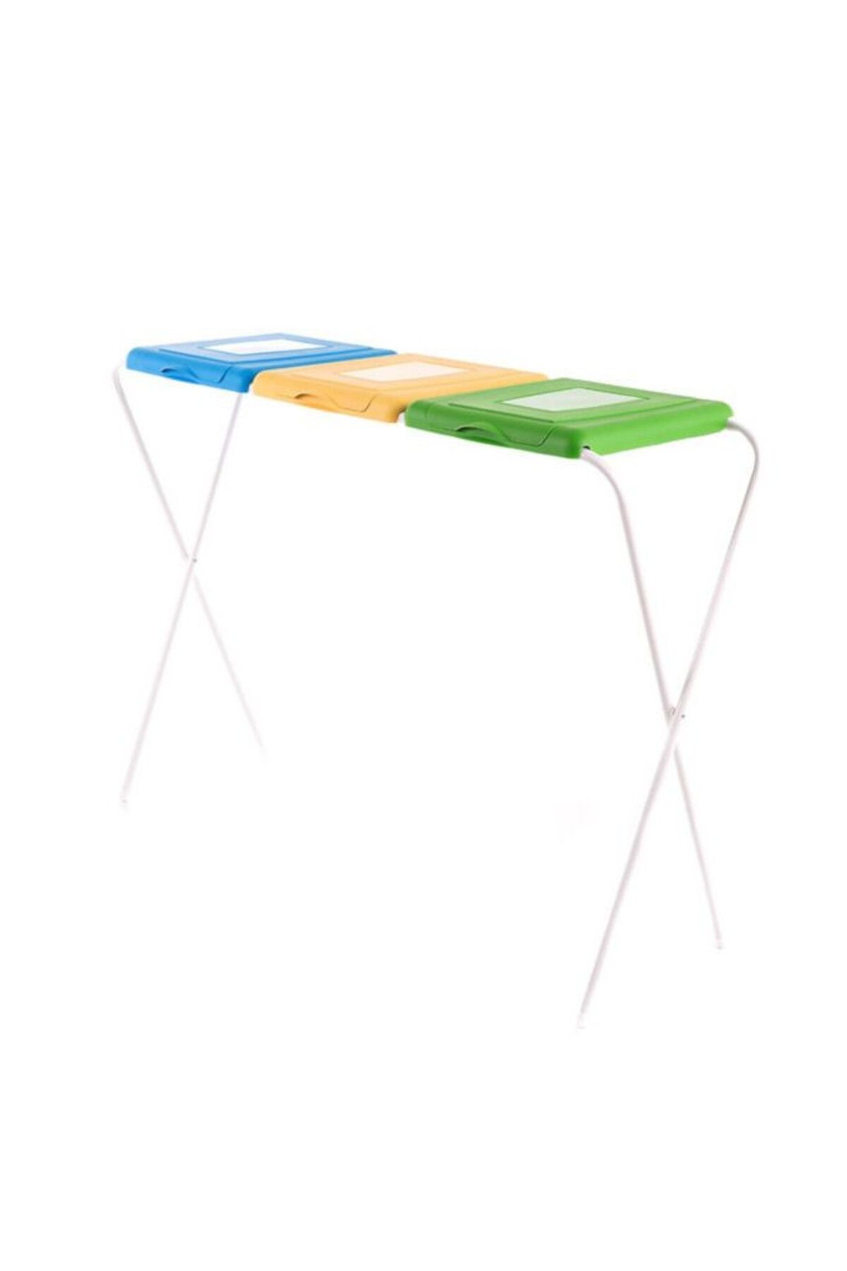 JOTTA Suport Saci Menajeri, Colectare Selectiva, 3 Compartimente, Verde-galben-albastru, Flipo - One Size