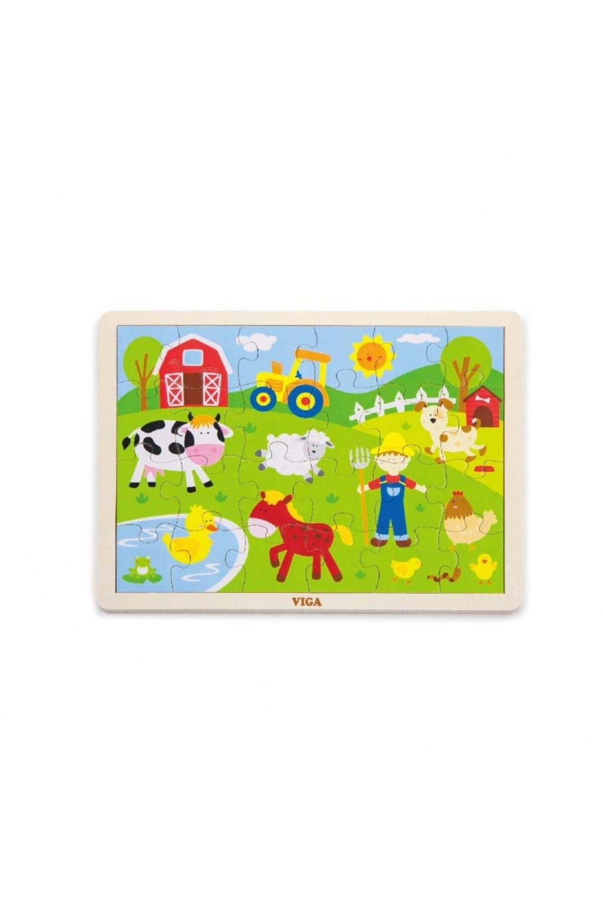 Viga Puzzle Animale De La Ferma - One Size