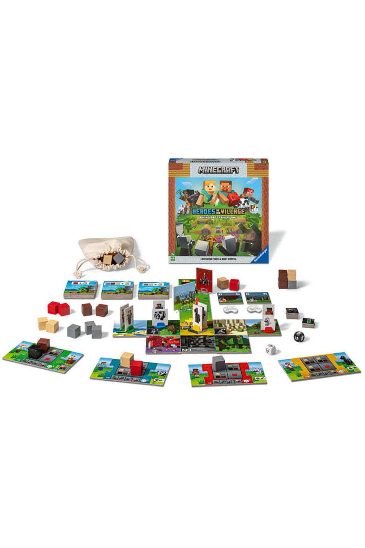 RAVENSBURGER Minecraft Heroes Of The Village, Joc De Societate Pentru Copii De La 7 Ani, Multilingv Incl. Ro - One Size