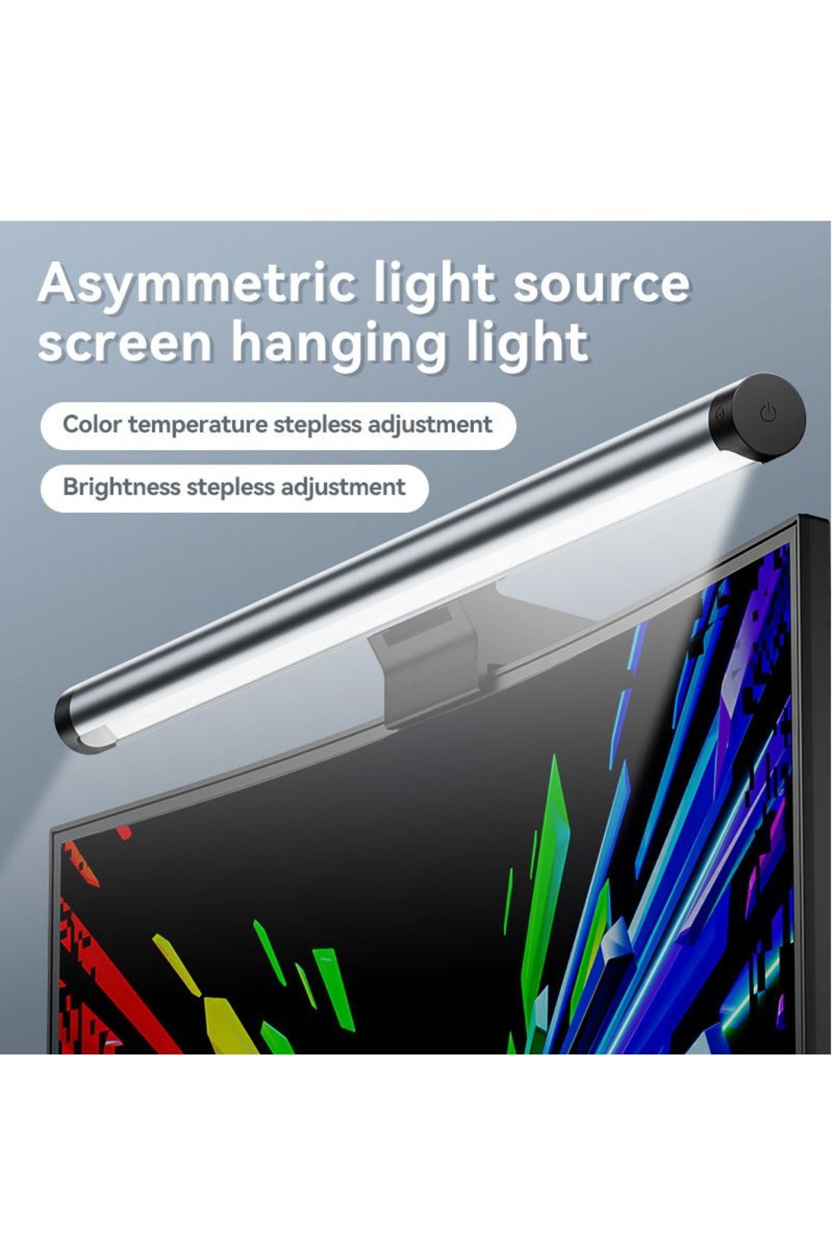 FlashHawk-Monitor Light Bar,Aluminum Alloy Computer Monitor Lamp for Eye Caring 3