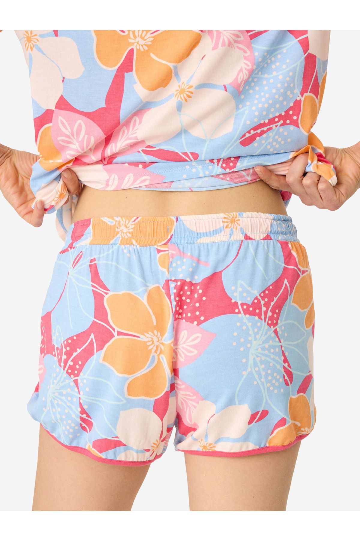 PJ Salvage Pyjamashorts Tropical Dreams Nachtwäsche Schlafmode Schlafanzug für Damen - XS