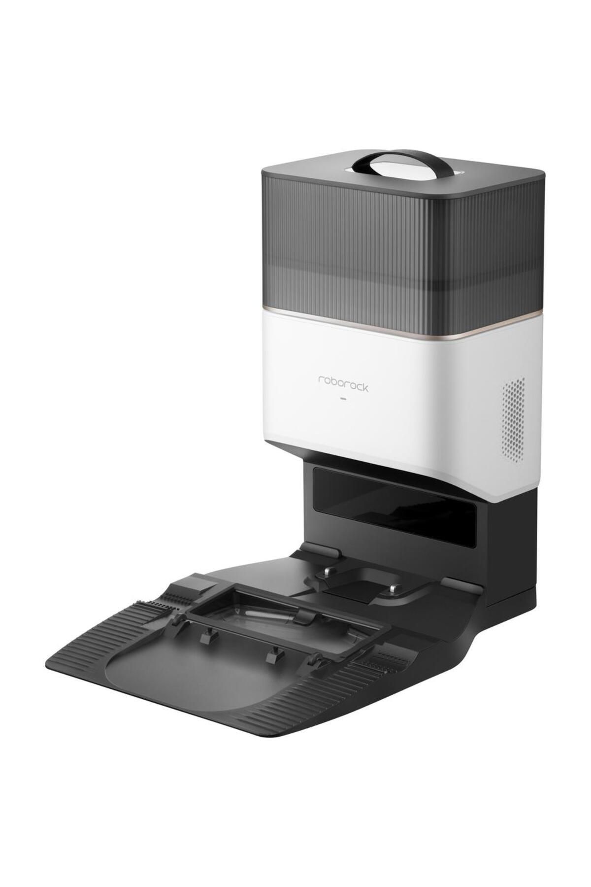 Roborock-Aspirator robot Roborock Q8 Max+, aspirator&mop&statie inteligenta de golire automata, 59W, LiDAR 5