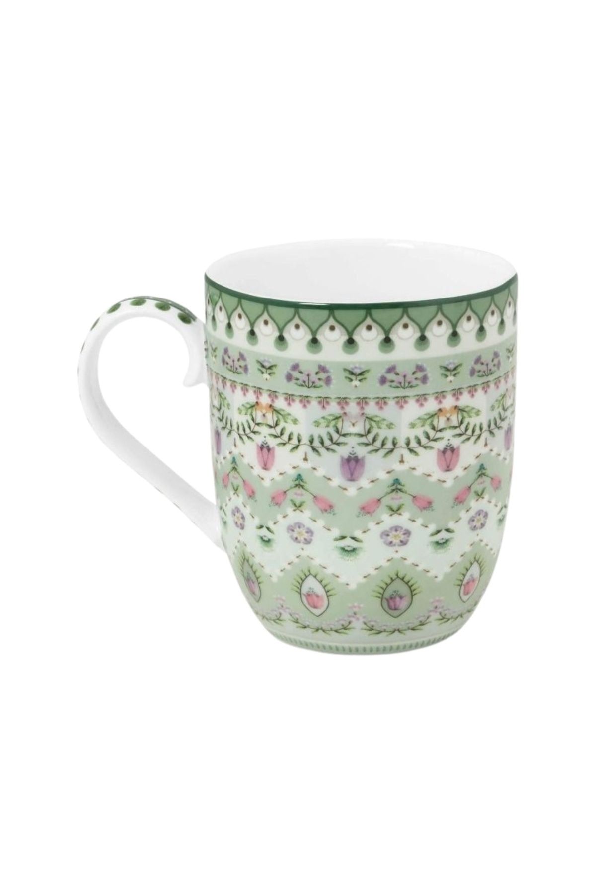 Pip Studio-Porcelain mug, Lily & Lotus collection, Light Green, 145 ml, Pip Studio 4