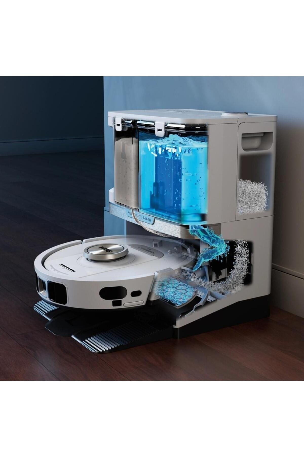 Shark-Robot aspirator Shark PowerDetect NeverTouch Pro RV2800ZEEUWH 2-in-1, Rezervor 1,7 l 6