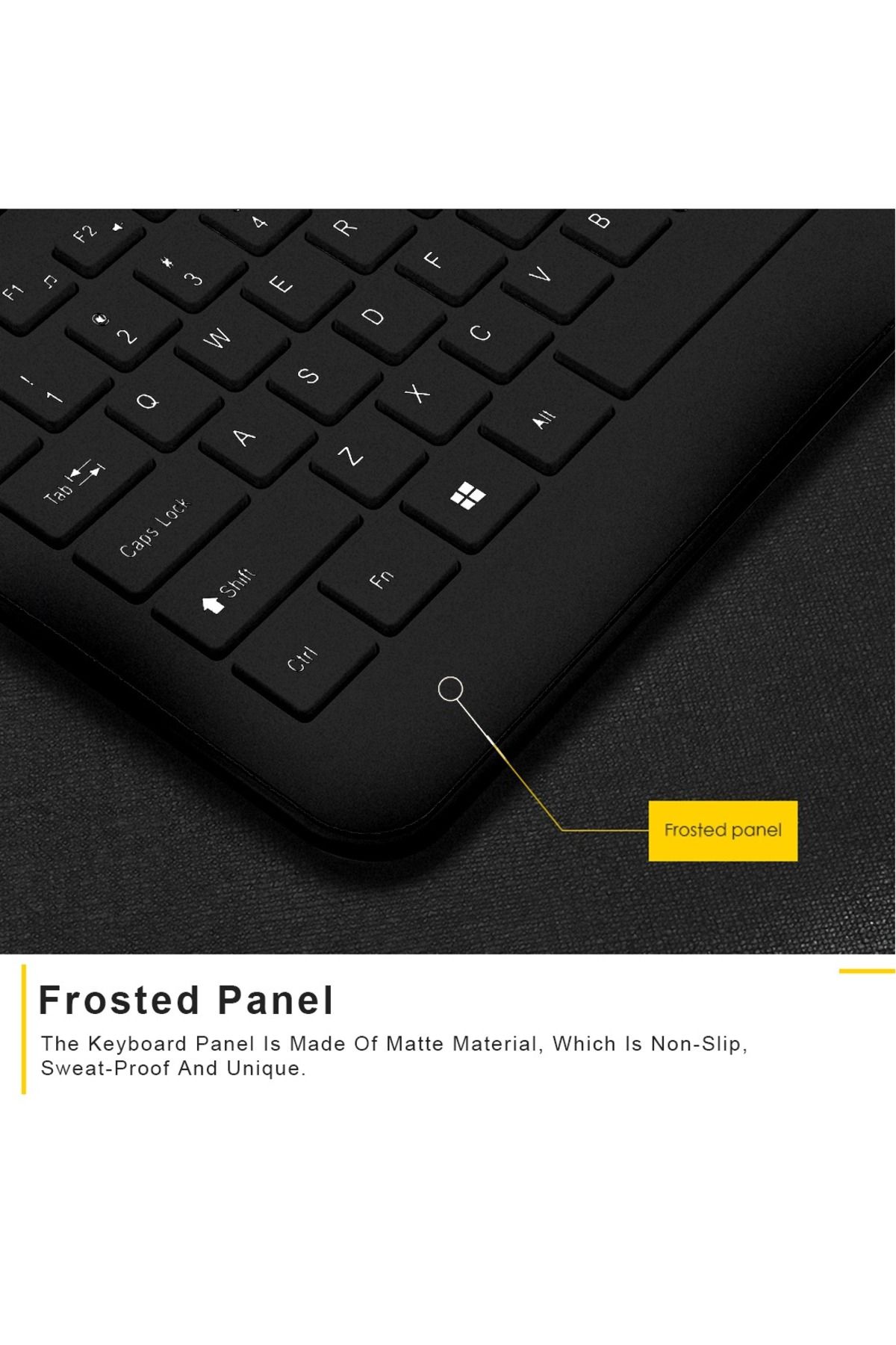 IFound-2.4G Wireless Keyboard and Mouse,USB Compact Full Size Keyboard Mouse Combo 3