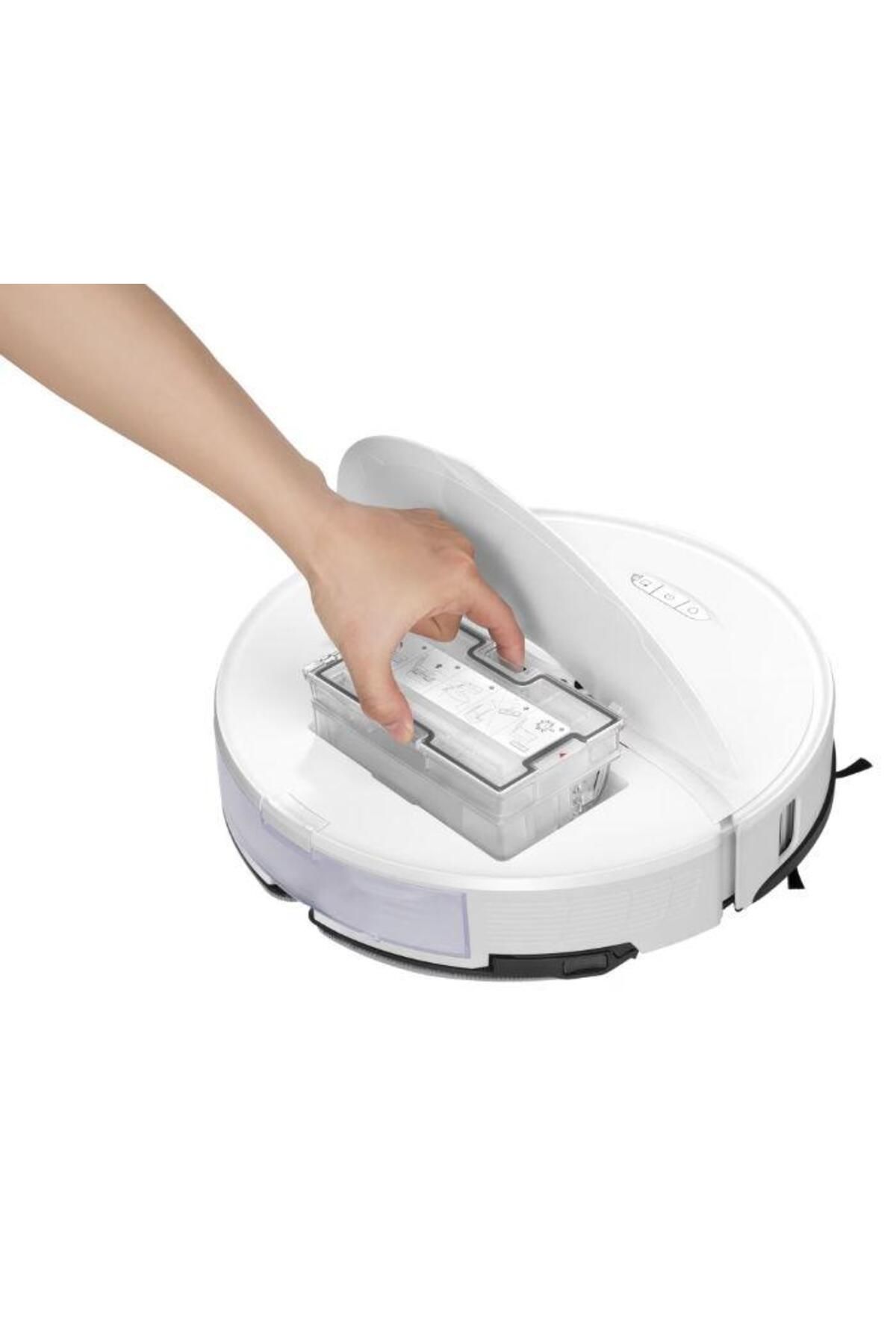 Roborock-Robot aspirator Roborock S8, Umed/Uscat, 5200 mAh, 6000Pa, Recipient praf 750 ml(Alb) 9