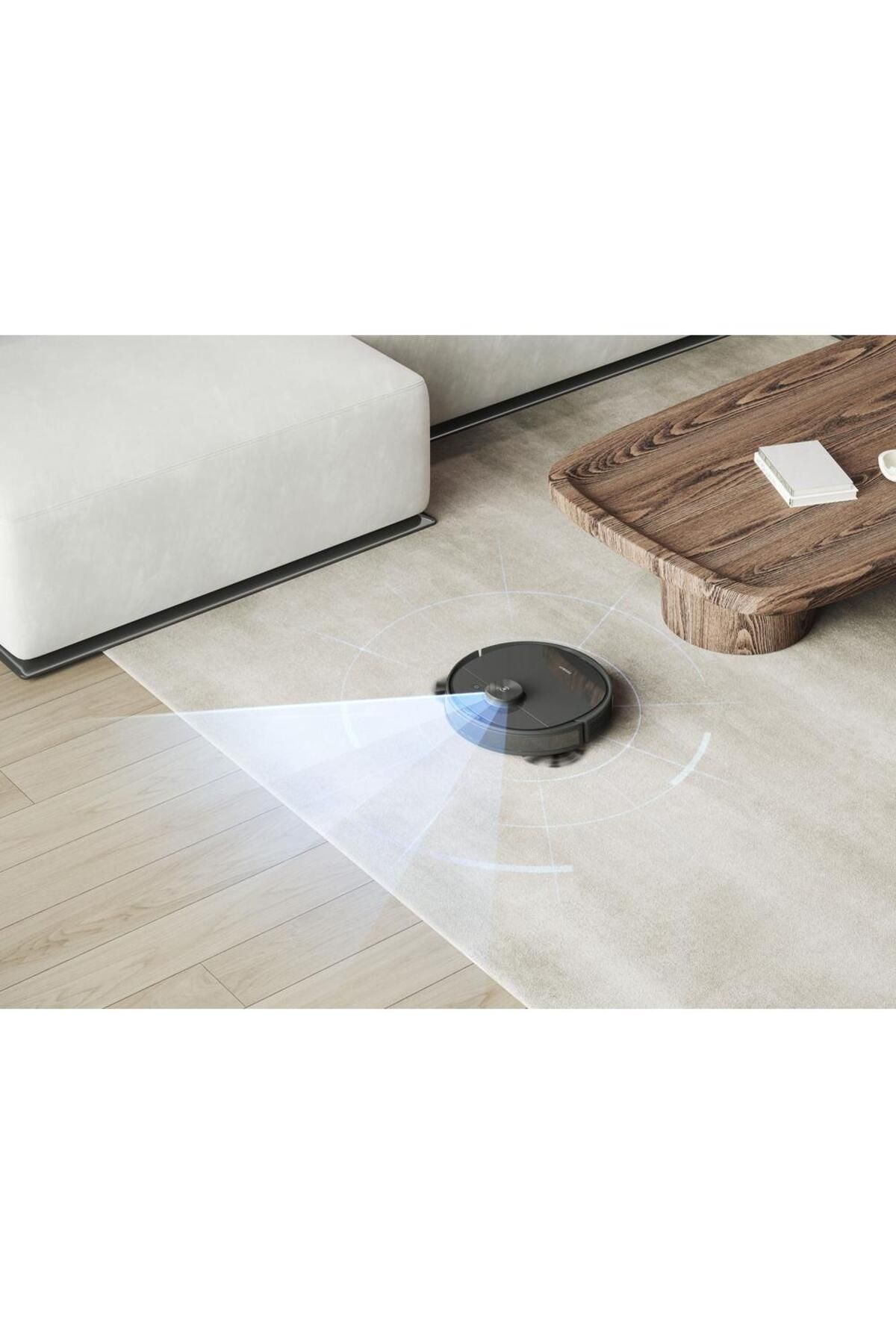 Ecovacs-Aspirator robot Ecovacs DEEBOT N8 Black, 2300Pa, Tehnologie True Mapping 1.0 6