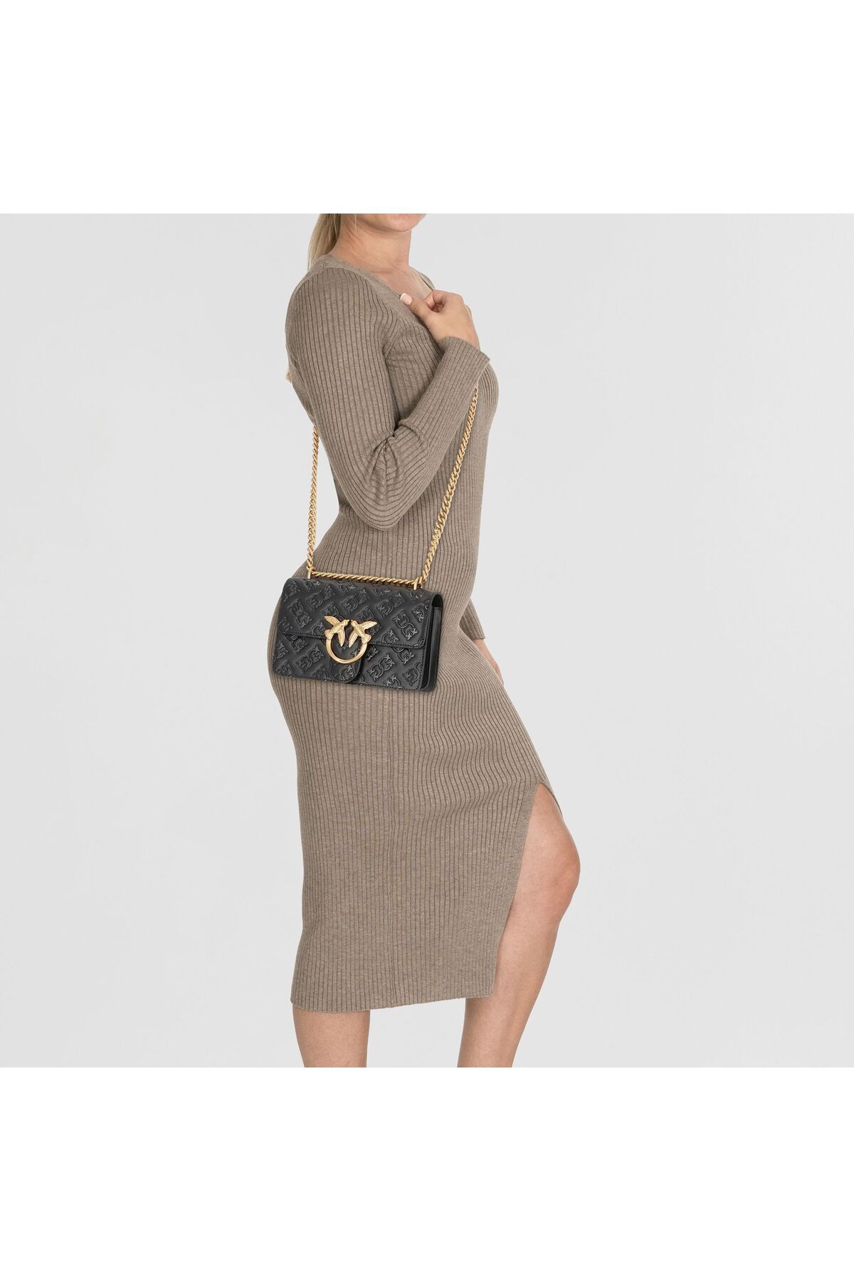 PİNKO-Love One Umhängetasche Leder 21 cm 6