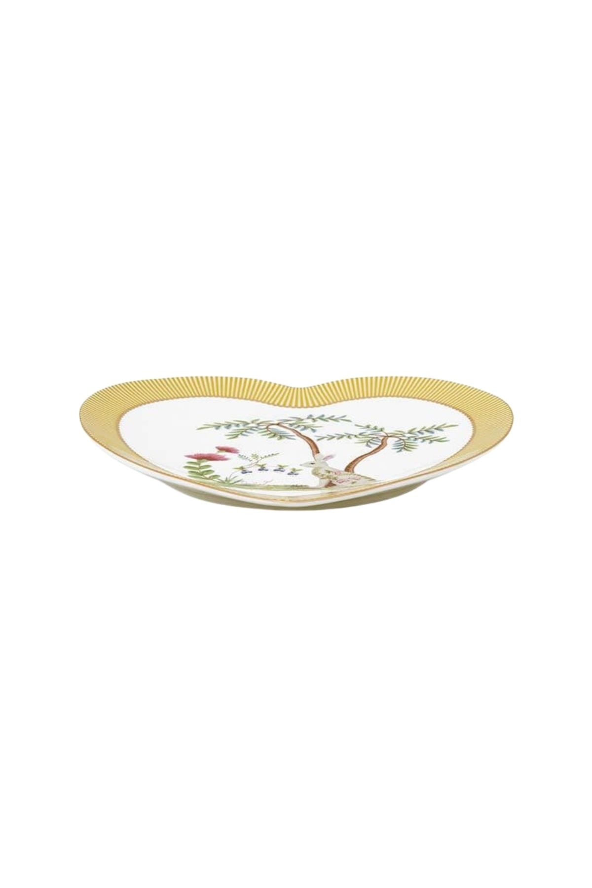 Pip Studio-Set of 2 plates, heart shape, Pip Studio, Yellow, 21.5 cm, La Majorelle collection 6