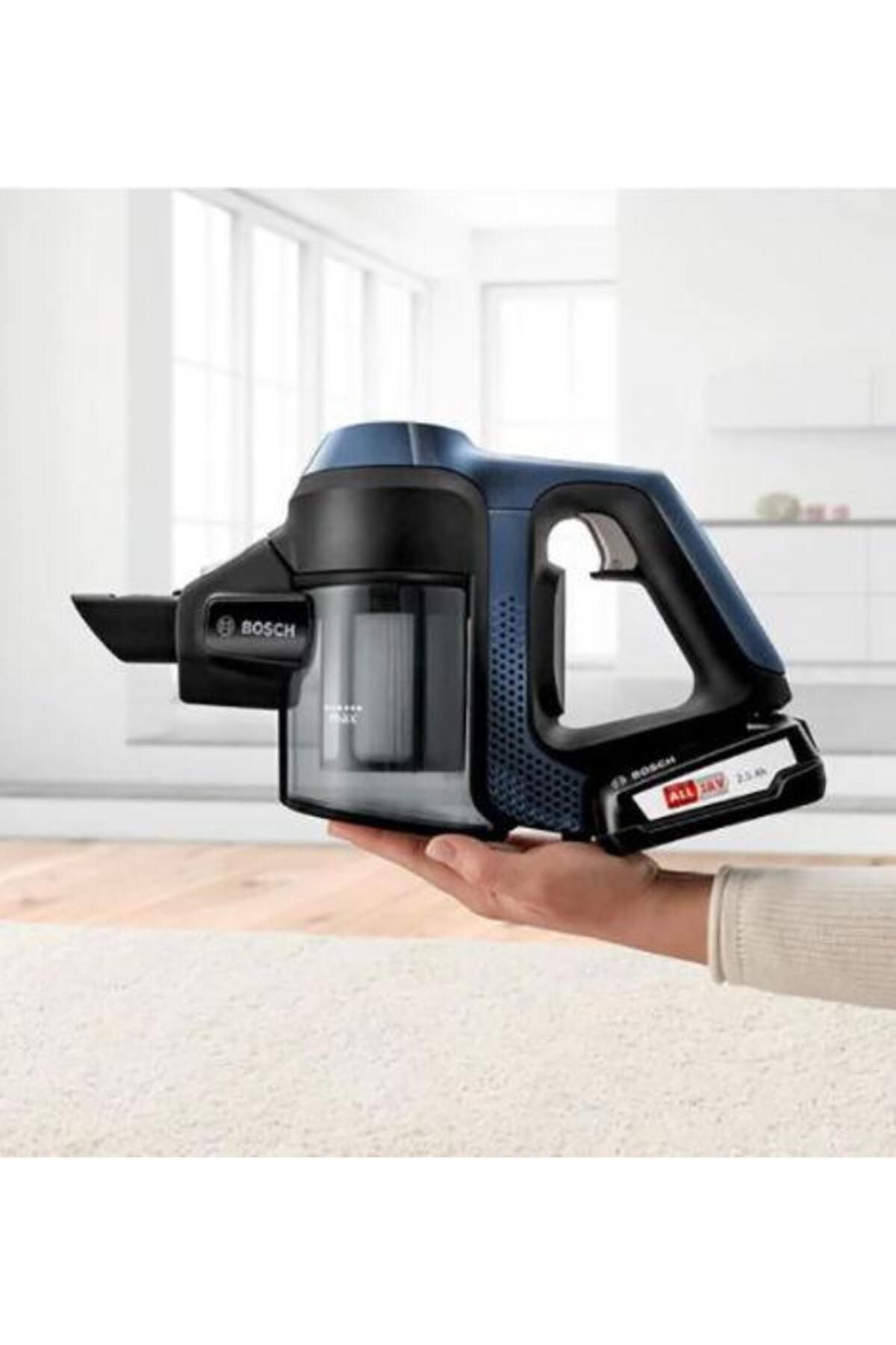 Bosch-Aspirator vertical Bosch BCS611P4A, 18 V, 0,3 L, Autonomie 25 min. (Negru/Albastru) 4