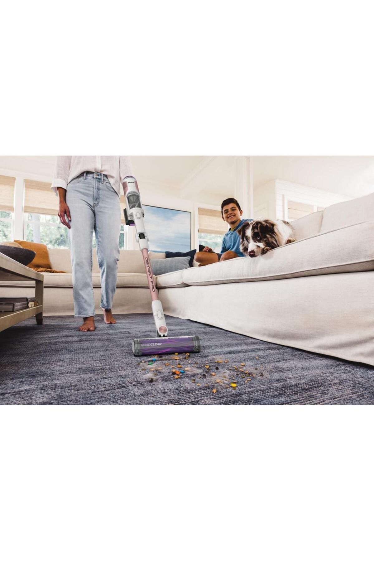 Shark-Aspirator vertical fara fir Shark Detect Pro Cordless Pet Vacuum (Alb/Argintiu) 14