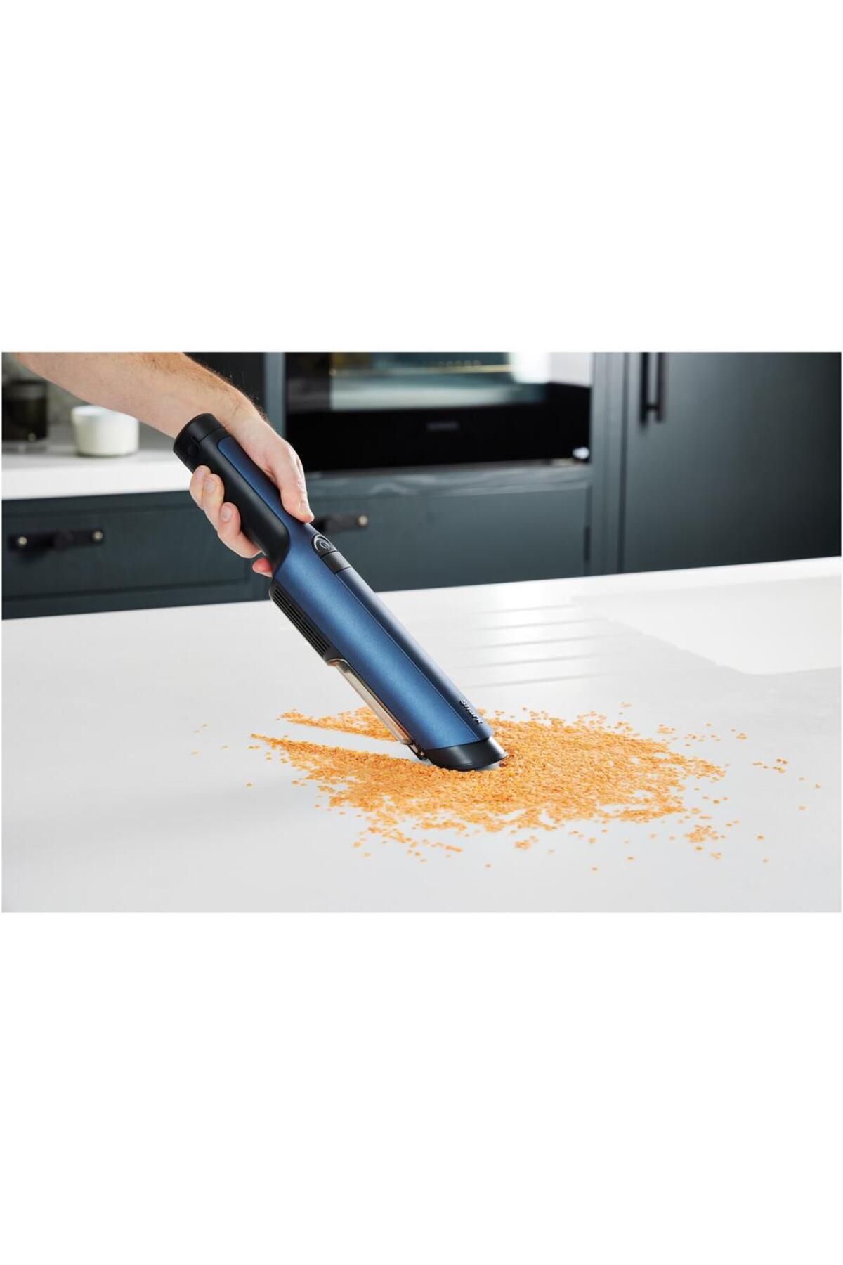 Shark-Aspirator de mana Shark WV270EU, 160W, 105 ml, autonomie 15 min, Albastru 9