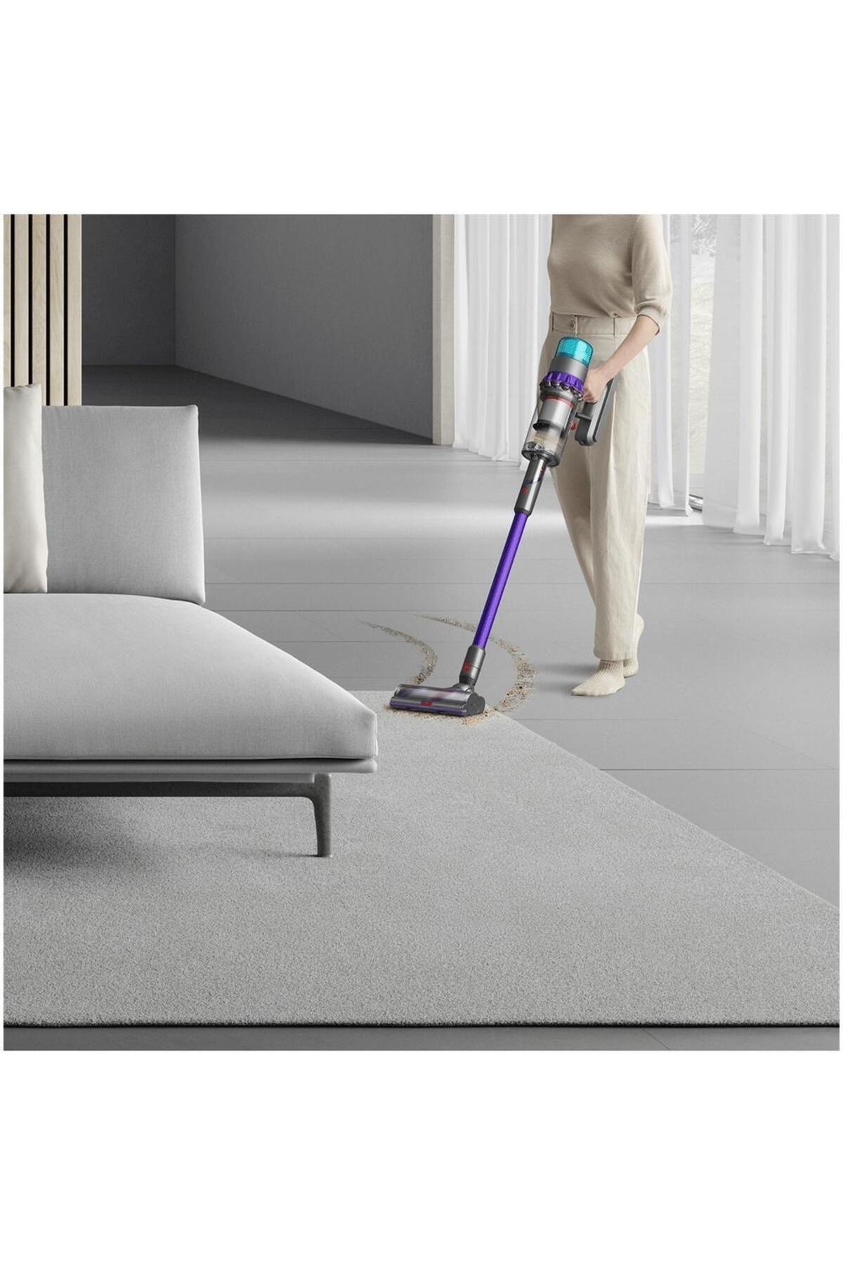 DYSON-Aspirator vertical Dyson Gen5 Detect Absolute, 752W, putere de aspirare 280 AW (Mov/Argintiu) 8